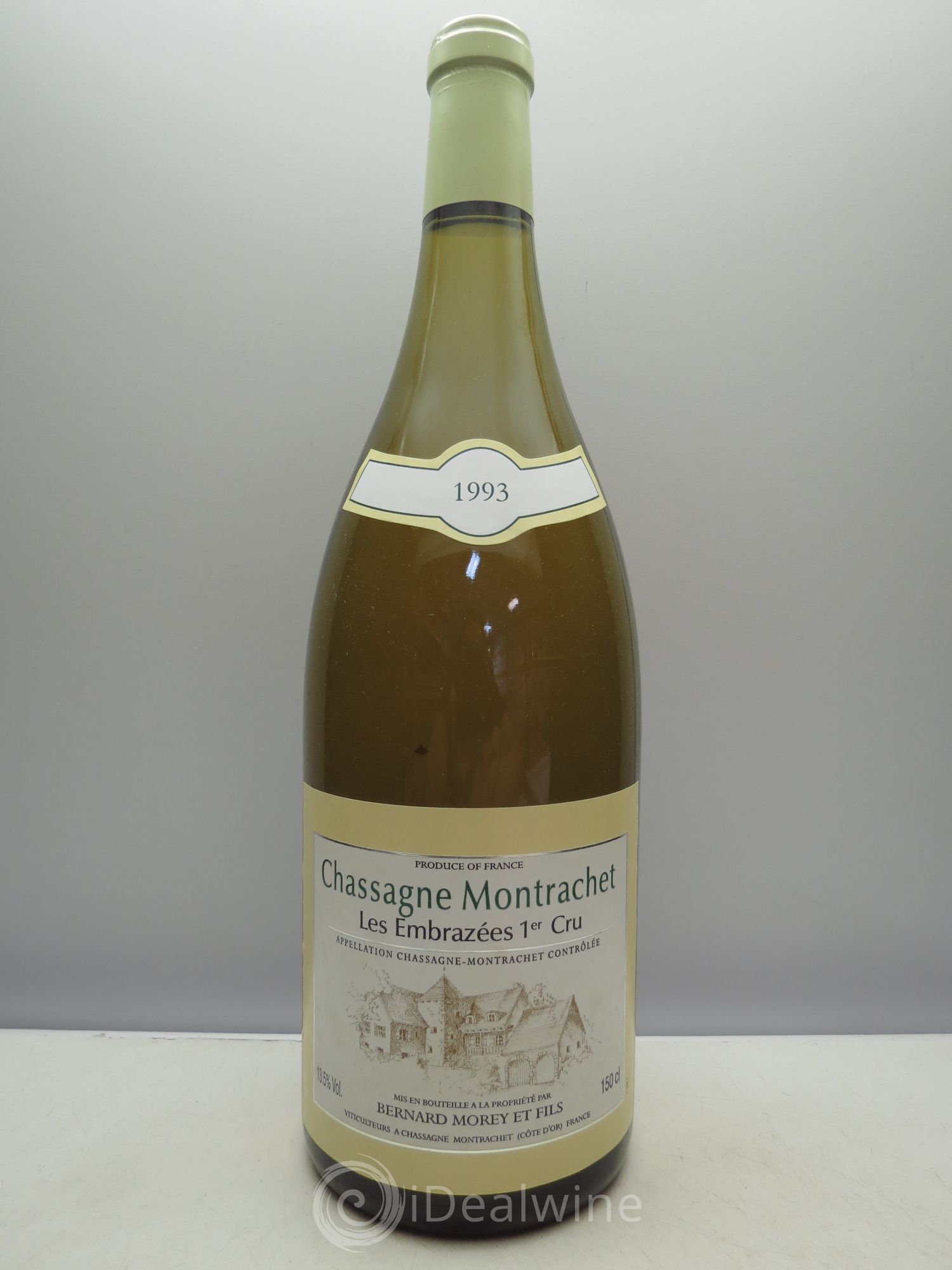 Chassagne-Montrachet 1er Cru Les Embrazées Bernard Morey et Fils (Domaine) 1993 - Lot de 1 magnum - 0