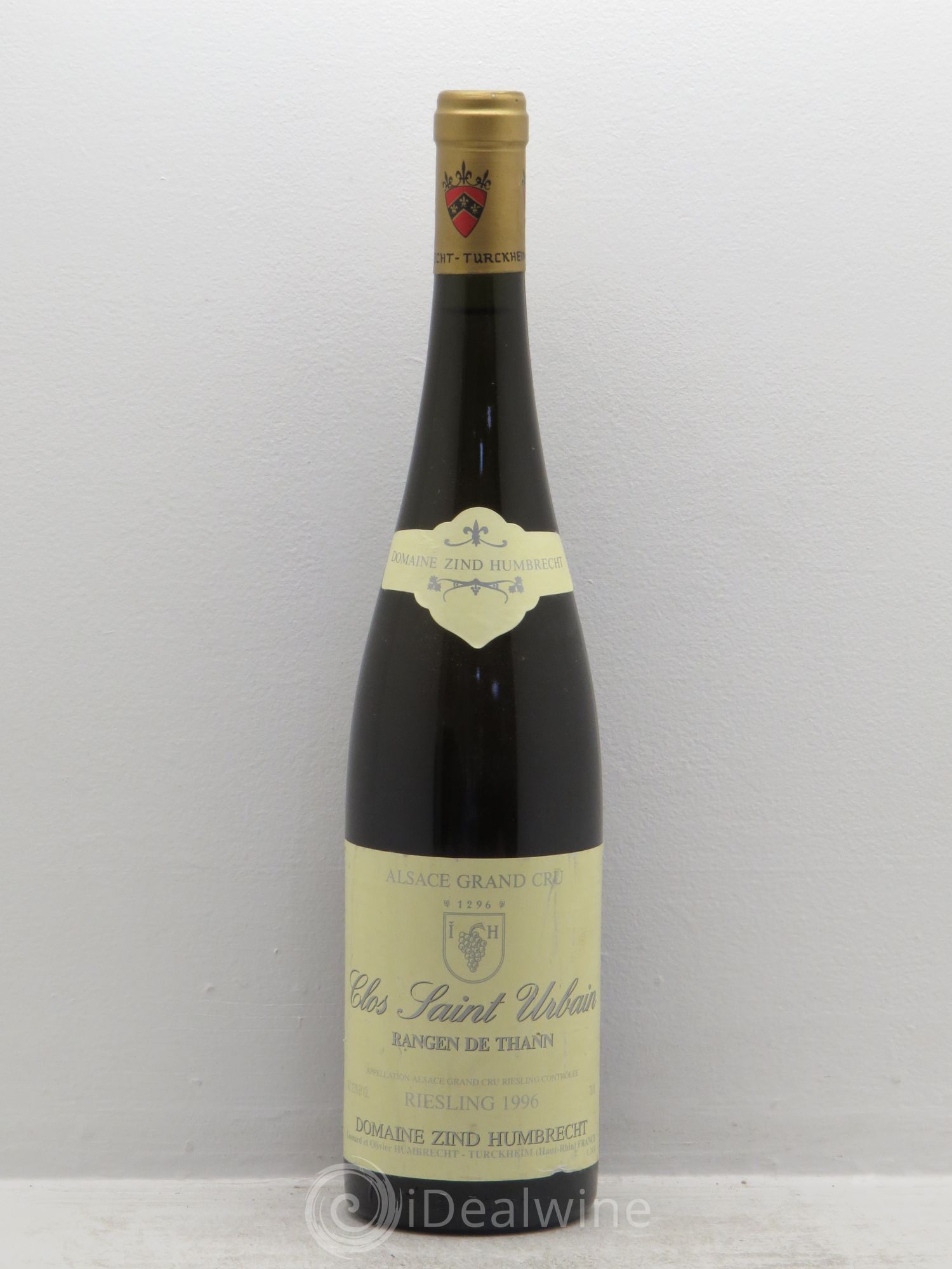 Alsace Riesling Grand Cru Rangen de Thann Clos Saint Urbain Zind-Humbrecht (Domaine) 1996 - Lot de 1 bouteille - 0
