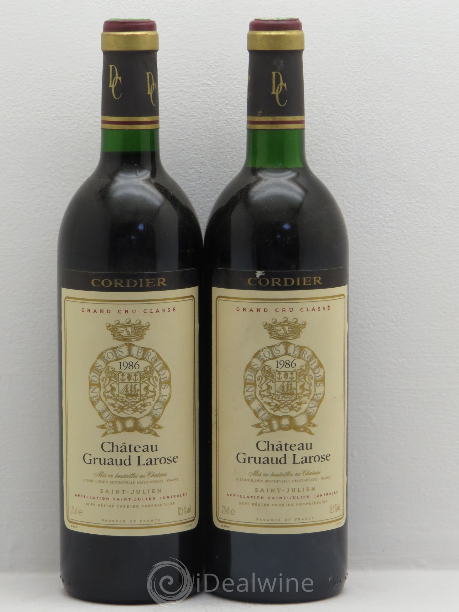 Château Gruaud Larose 2ème Grand Cru Classé 1986 - Lot de 2 bouteilles - 0