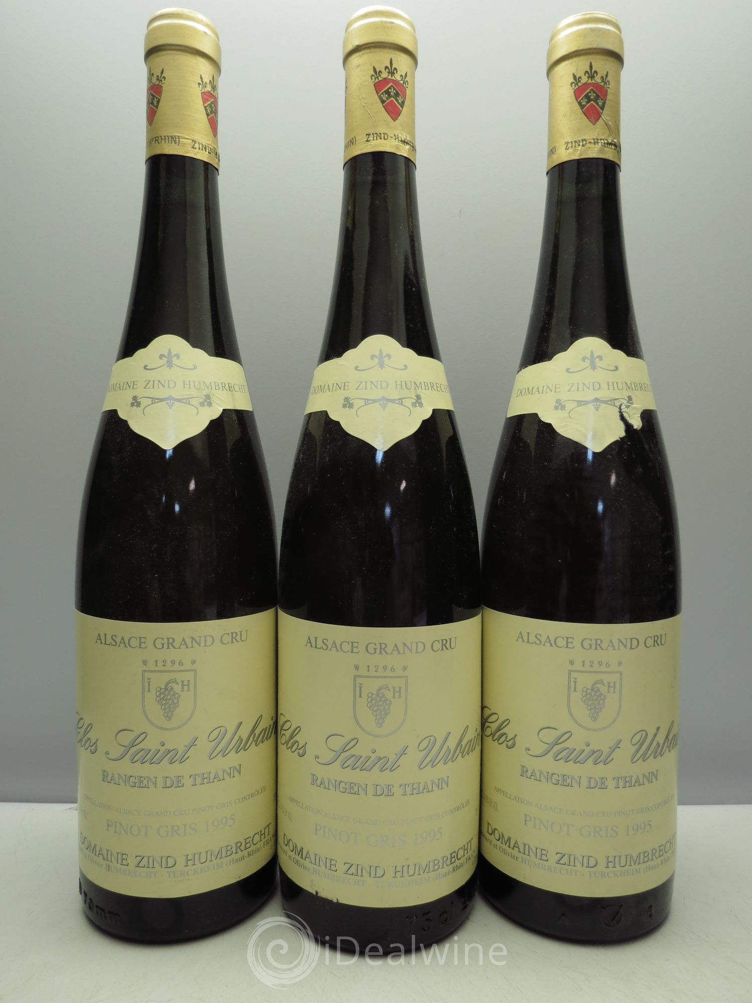 Pinot Gris Rangen de Thann - Clos Saint Urbain 1995 - Posten von 3 Flaschen - 0