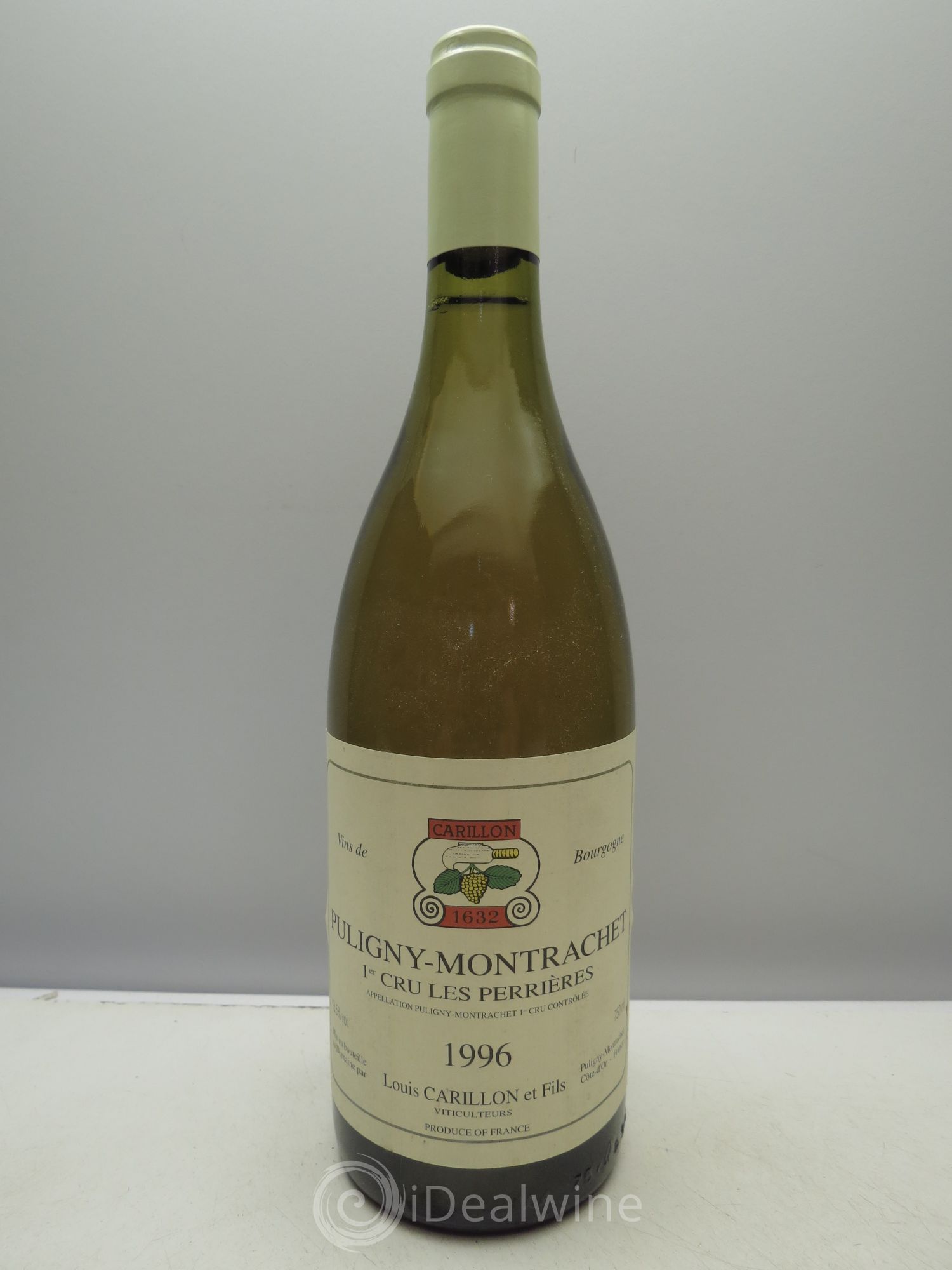 Puligny-Montrachet 1er Cru Les Perrières Louis Carillon & Fils 1996 - Lot de 1 bouteille - 0