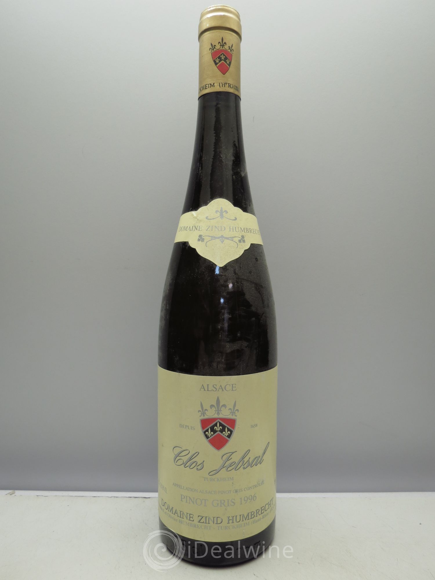Alsace Pinot Gris Clos Jebsal Zind-Humbrecht (Domaine) 1996 - Lot de 1 bouteille - 0