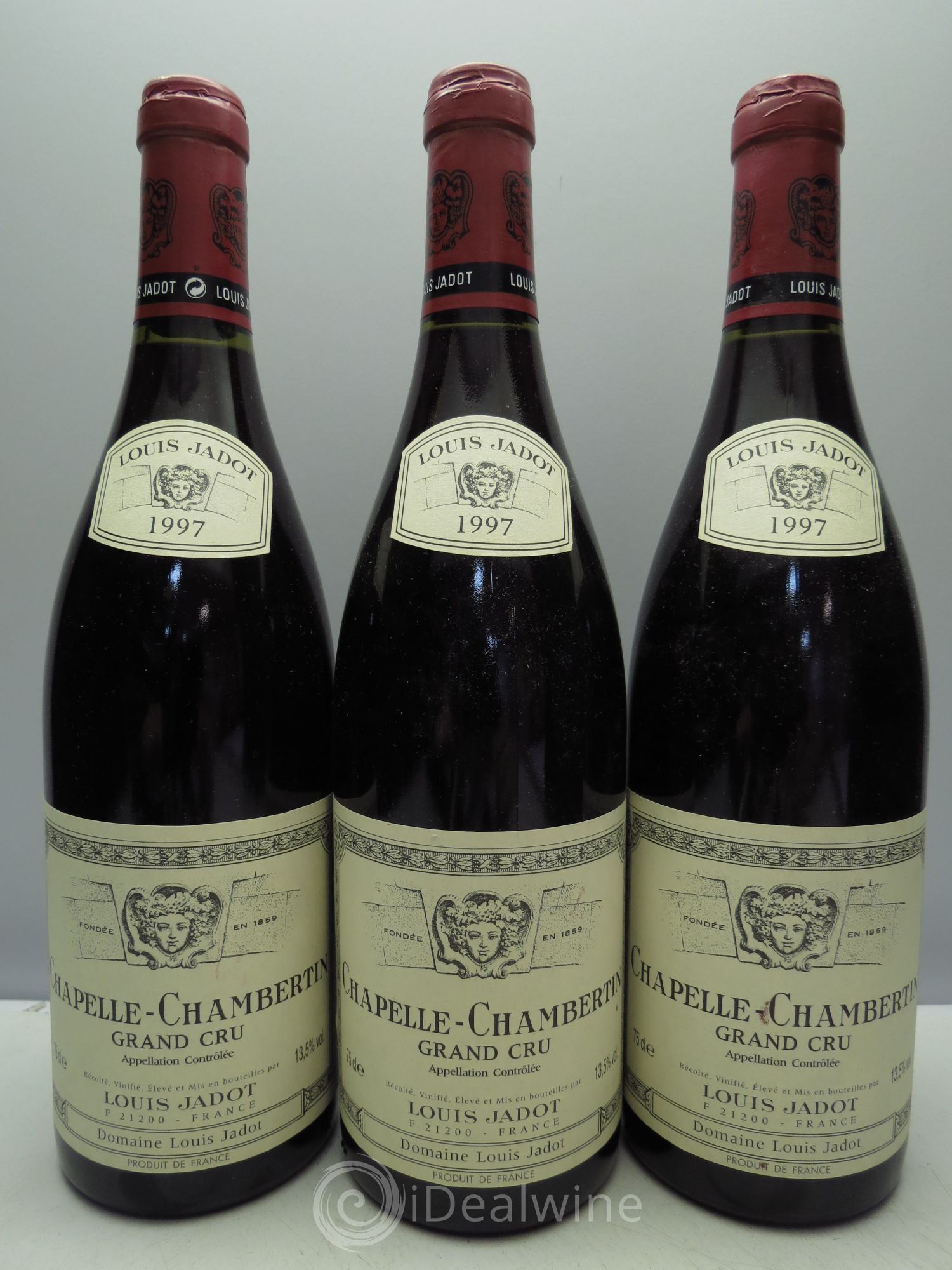 Chapelle-Chambertin Grand Cru Maison Louis Jadot 1997 - Lot de 3 bouteilles - 0