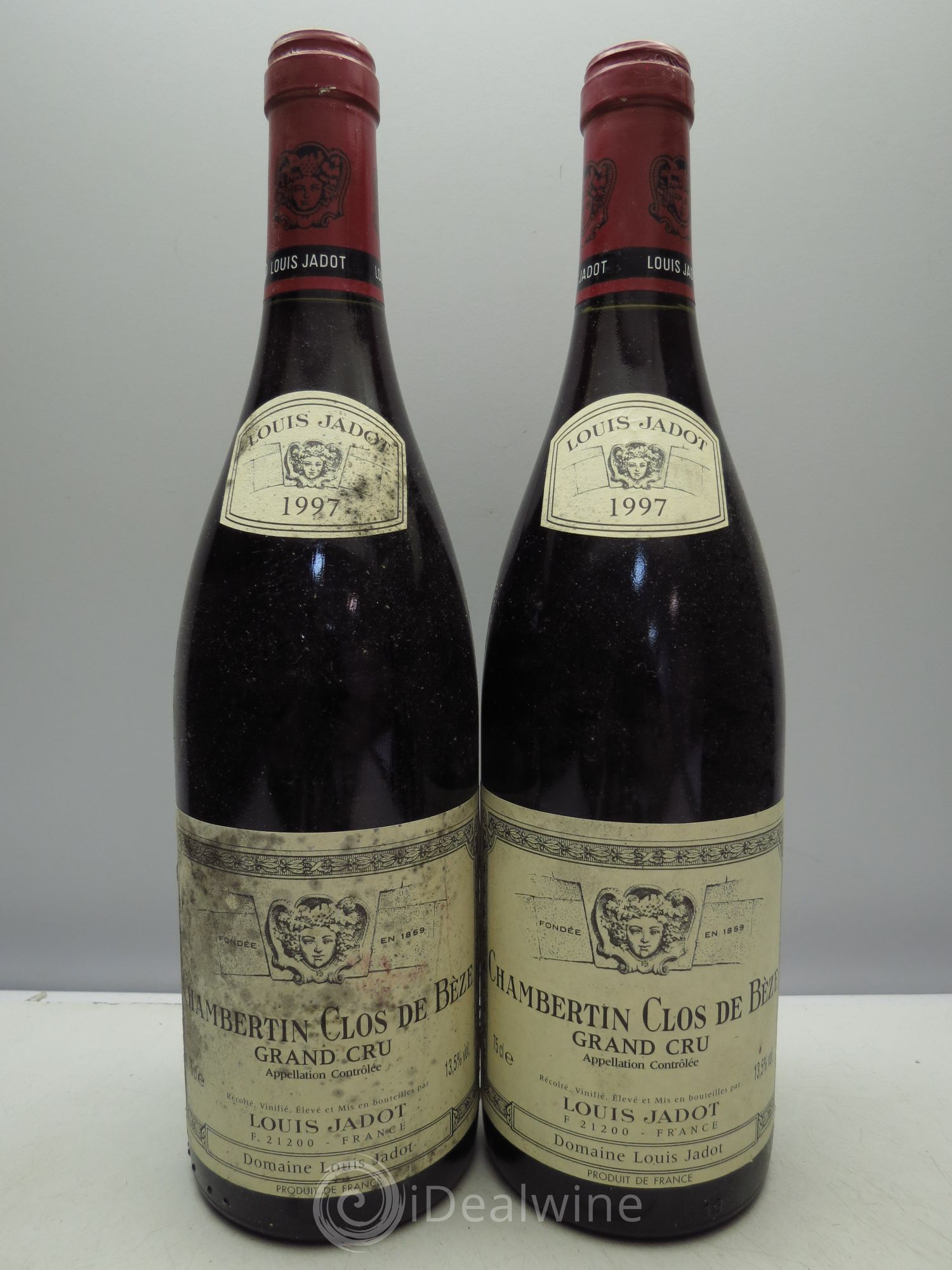 Chambertin Clos de Bèze Grand Cru Domaine Louis Jadot 1997 - Lot de 2 bouteilles - 0