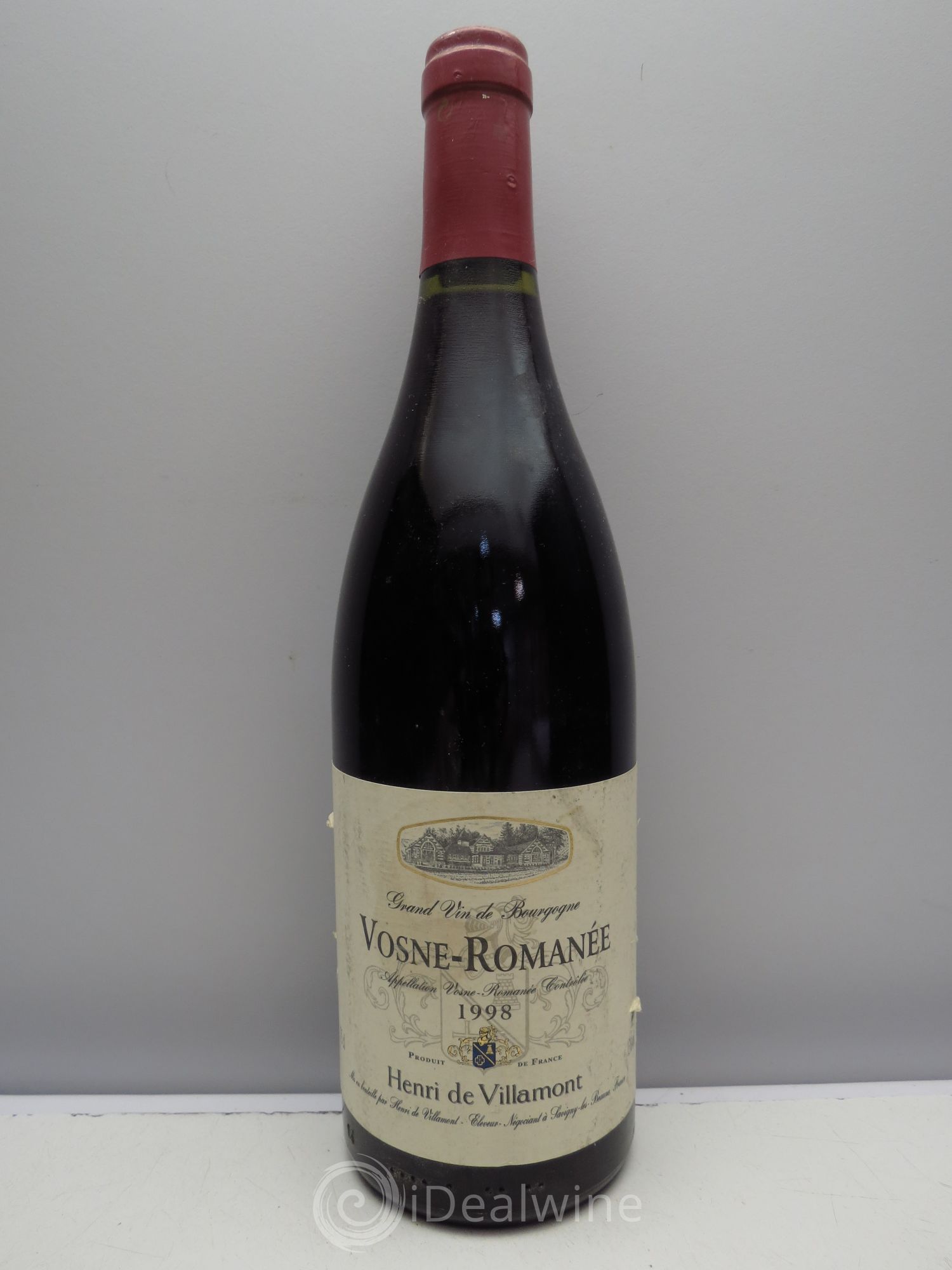 Vosne-Romanée Henri de Villamont (sans prix de réserve - no reserve) 1998 - Posten von 1 Flasche - 0