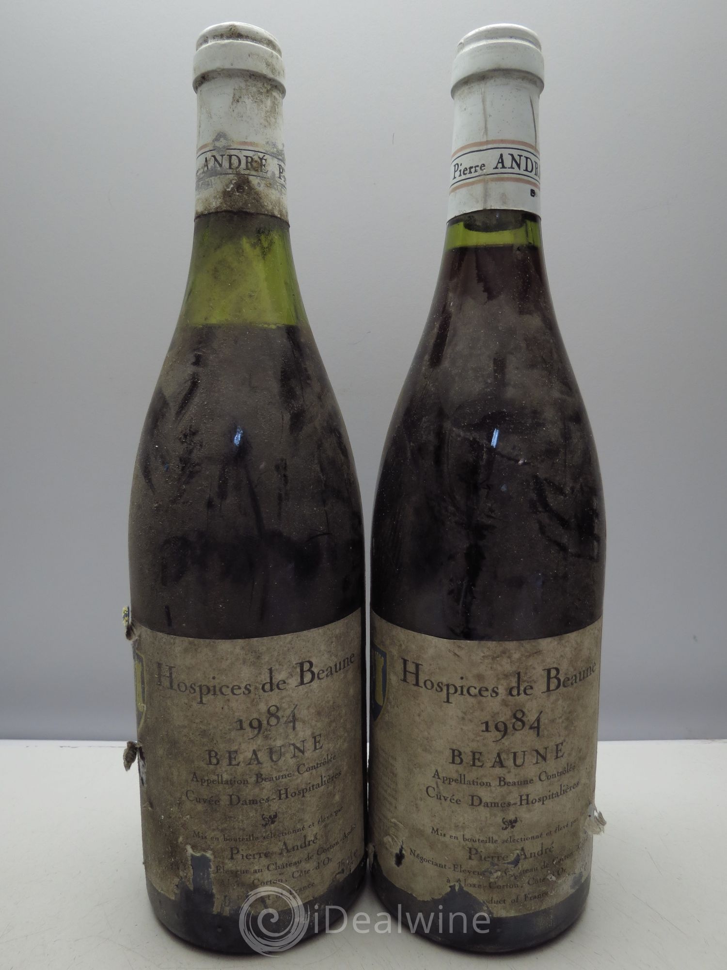 Beaune 1er Cru Hospices de Beaune Dames Hospitalières Pierre André 1984 - Posten von 2 Flaschen - 0
