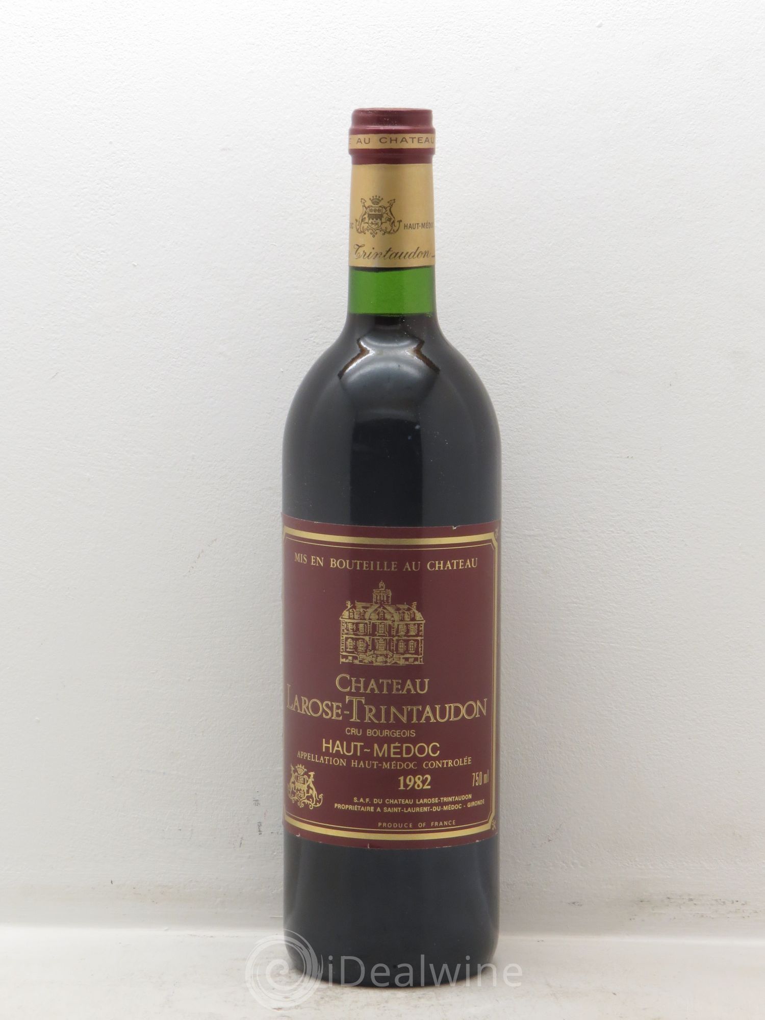 Château Larose Trintaudon Cru Bourgeois 1982 - Lot de 1 bouteille - 0