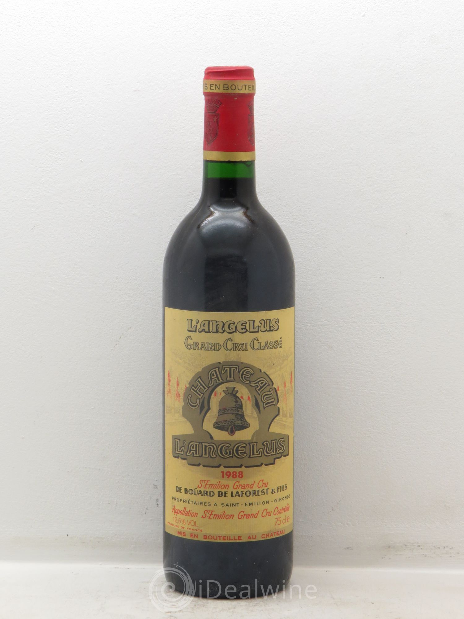 Château Angélus 1er Grand Cru Classé A 1988 - Lot de 1 bouteille - 0