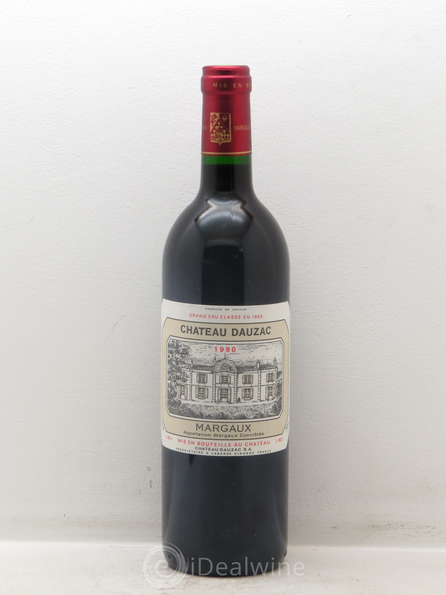 Château Dauzac 5ème Grand Cru Classé 1990 - Lot de 1 bouteille - 0