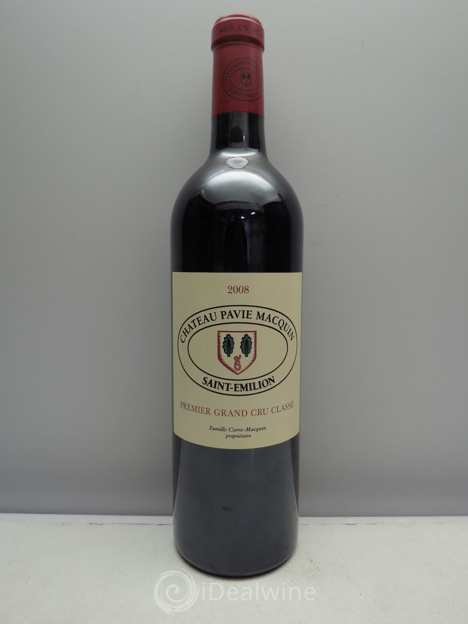 Château Pavie Macquin 1er Grand Cru Classé B 2008 - Lot de 12 bouteilles - 0