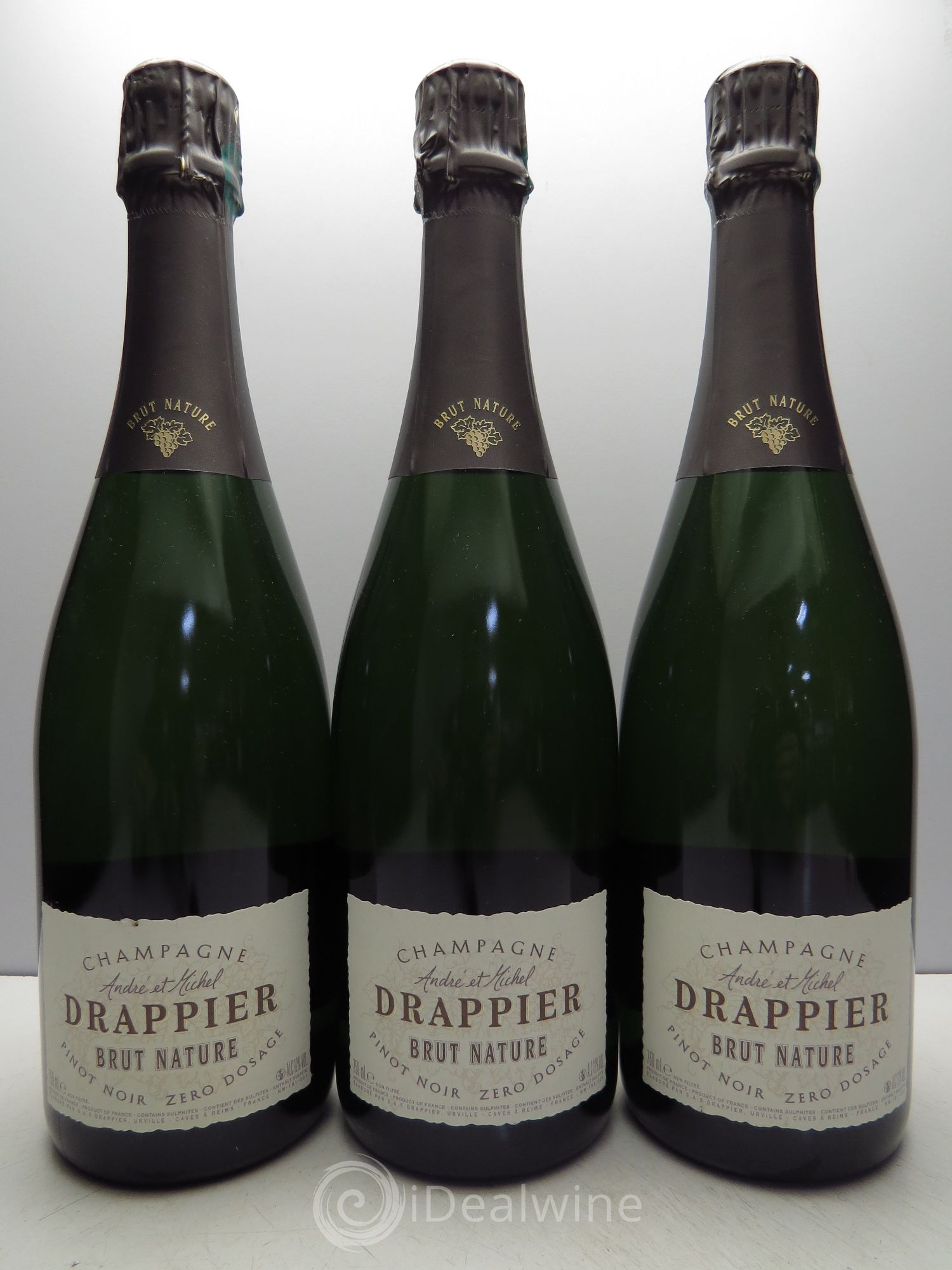Brut Nature Drappier Zéro Dosage - Lot de 3 bouteilles - 0