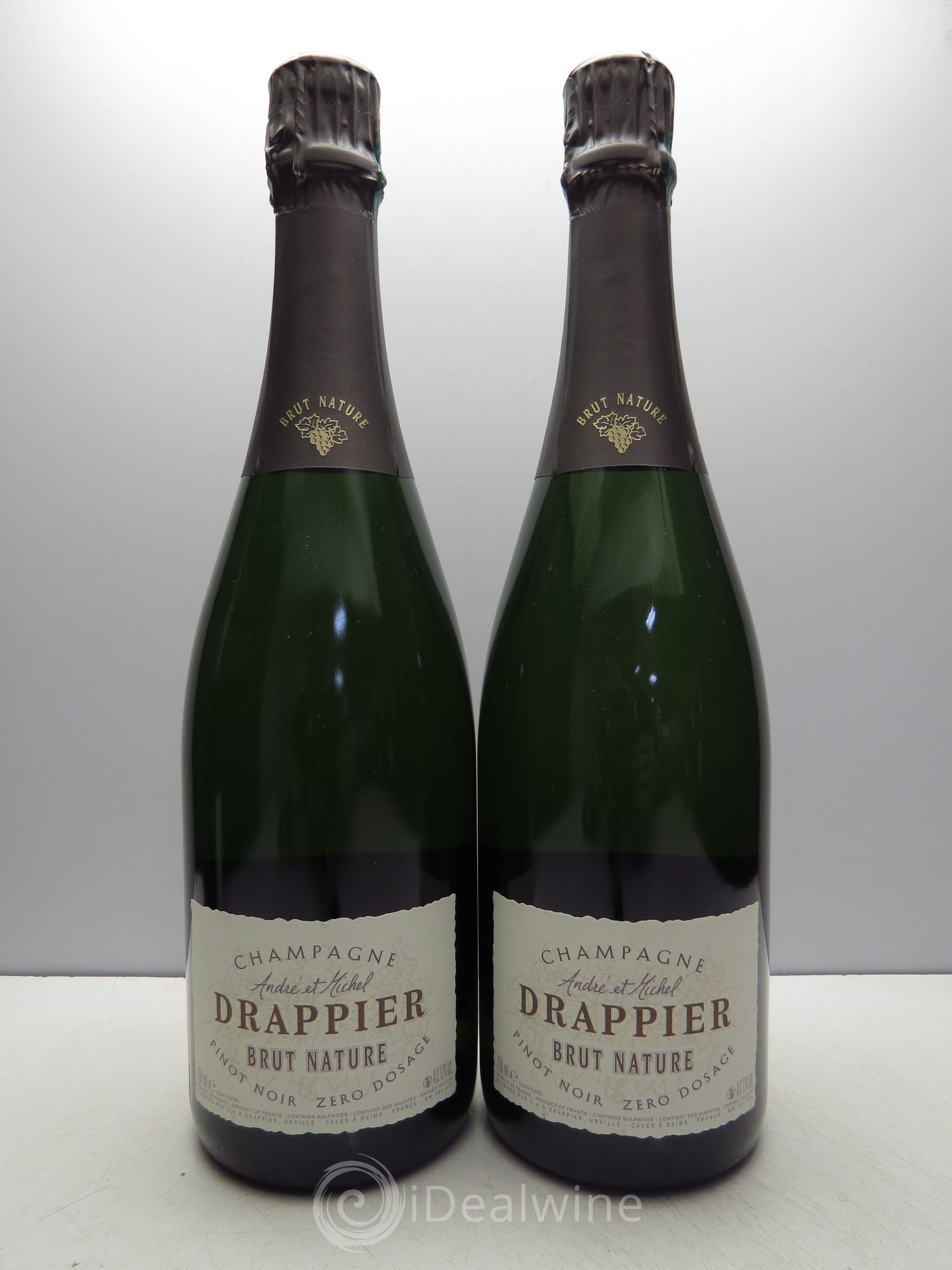 Brut Nature Drappier Zéro Dosage - Lot de 2 bouteilles - 0