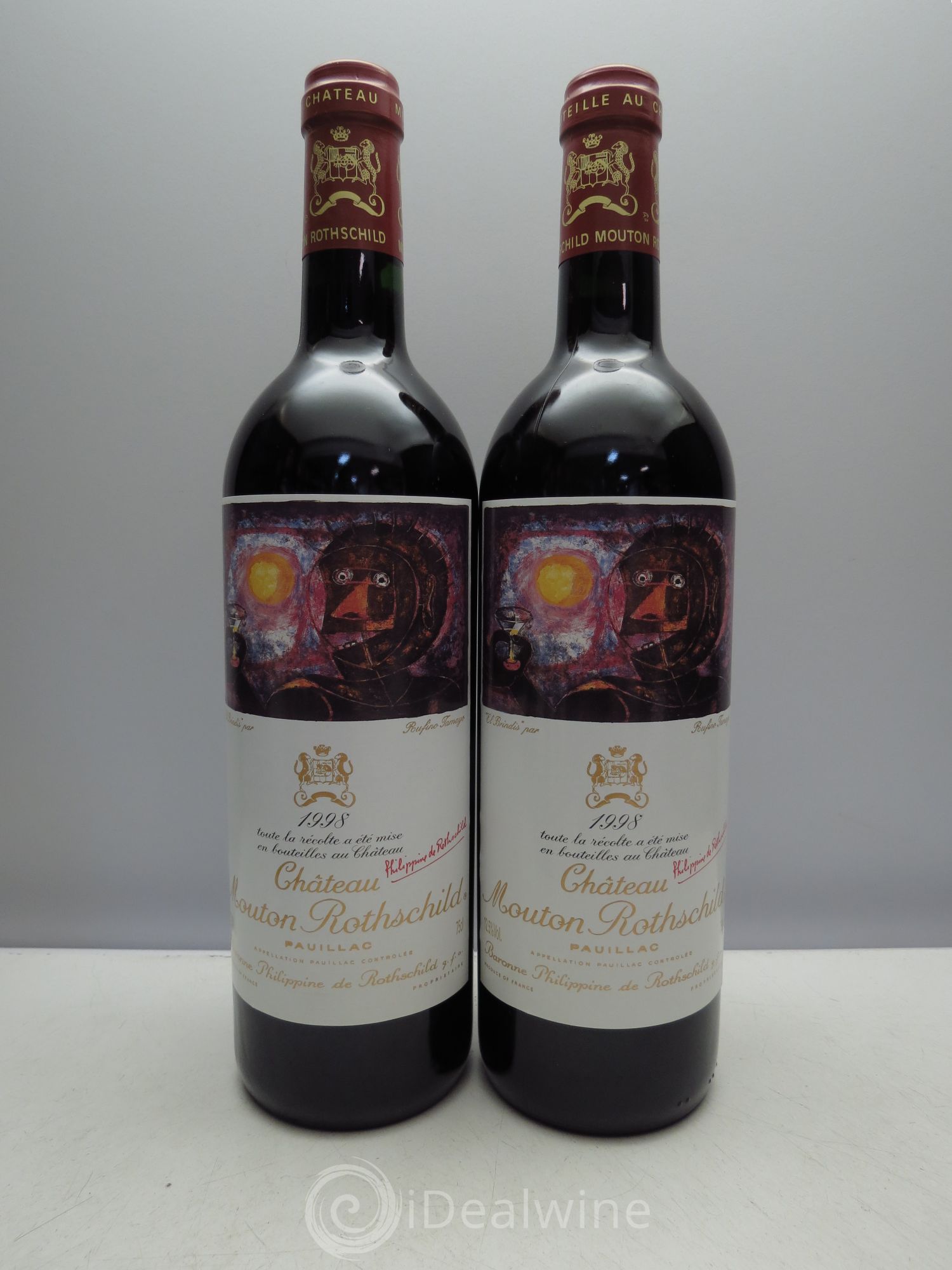 Château Mouton Rothschild 1er Grand Cru Classé 1998 - Lot de 12 bouteilles - 3