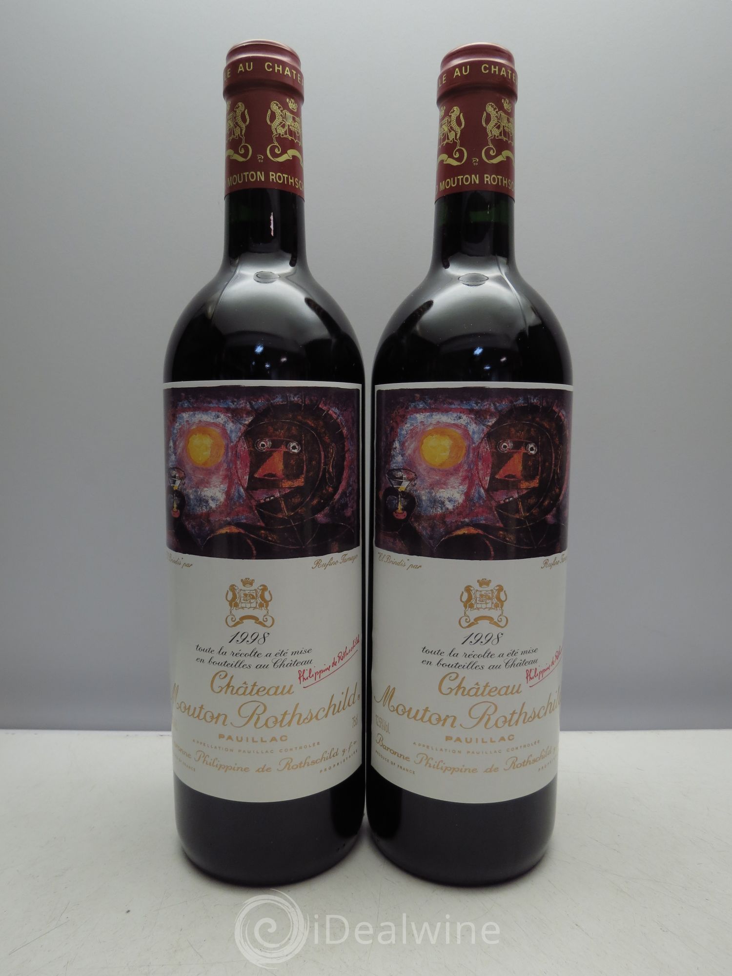 Château Mouton Rothschild 1er Grand Cru Classé 1998 - Lot de 12 bouteilles - 4