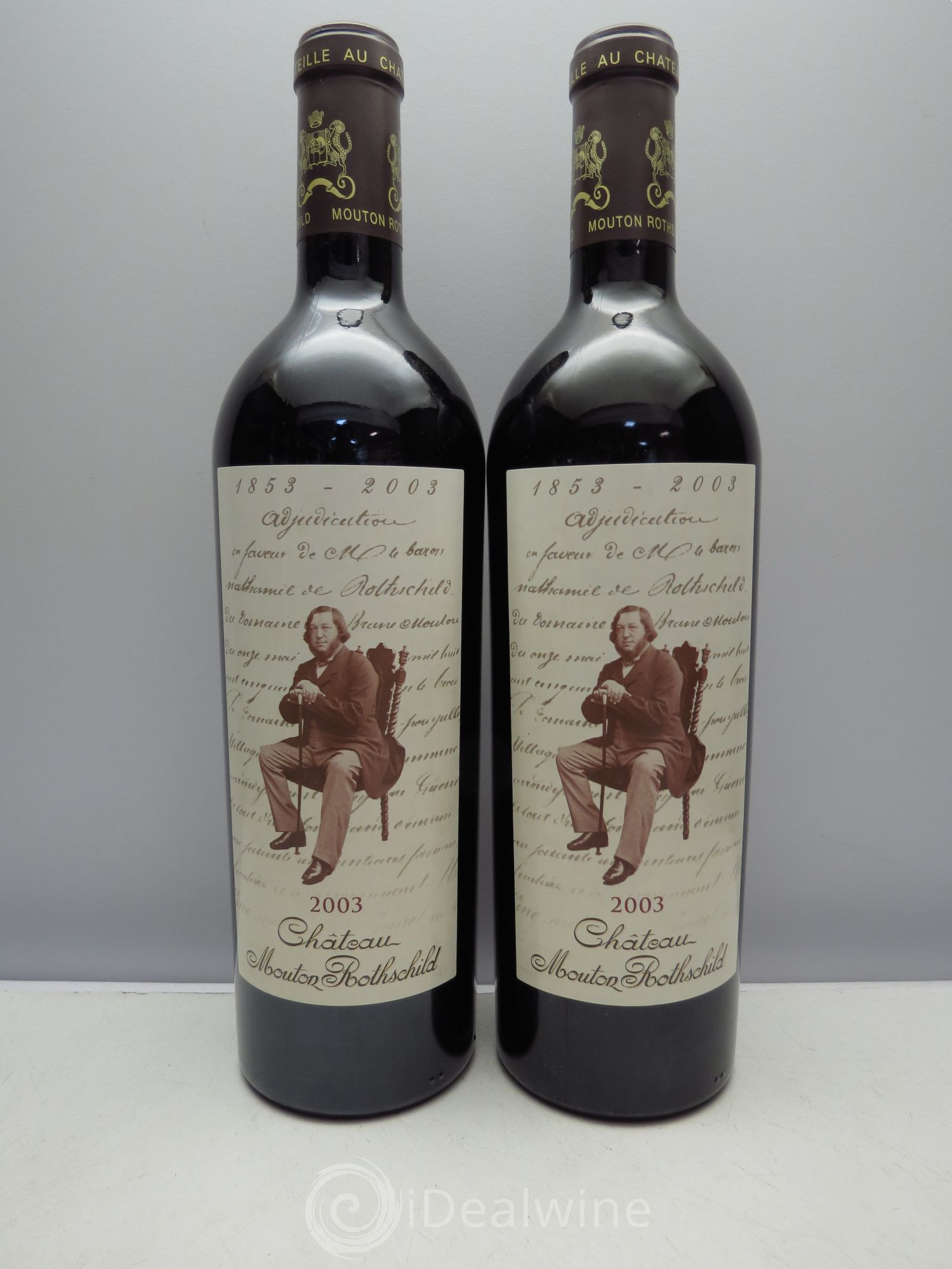 Château Mouton Rothschild 1er Grand Cru Classé 2003 - Lot de 6 bouteilles - 1