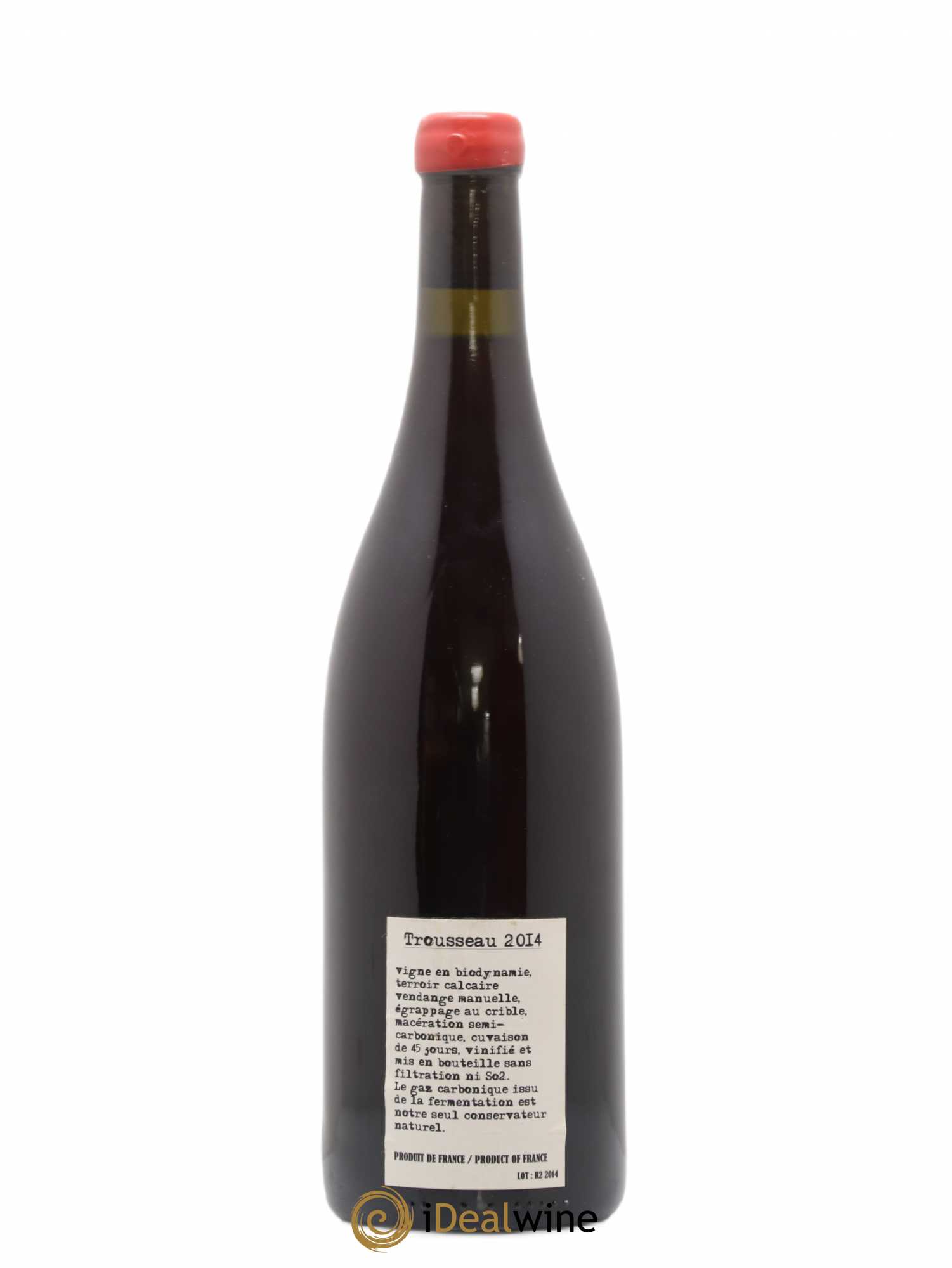 Arbois Trousseau Adeline Houillon & Renaud Bruyère 2014 - Posten von 1 Flasche - 1