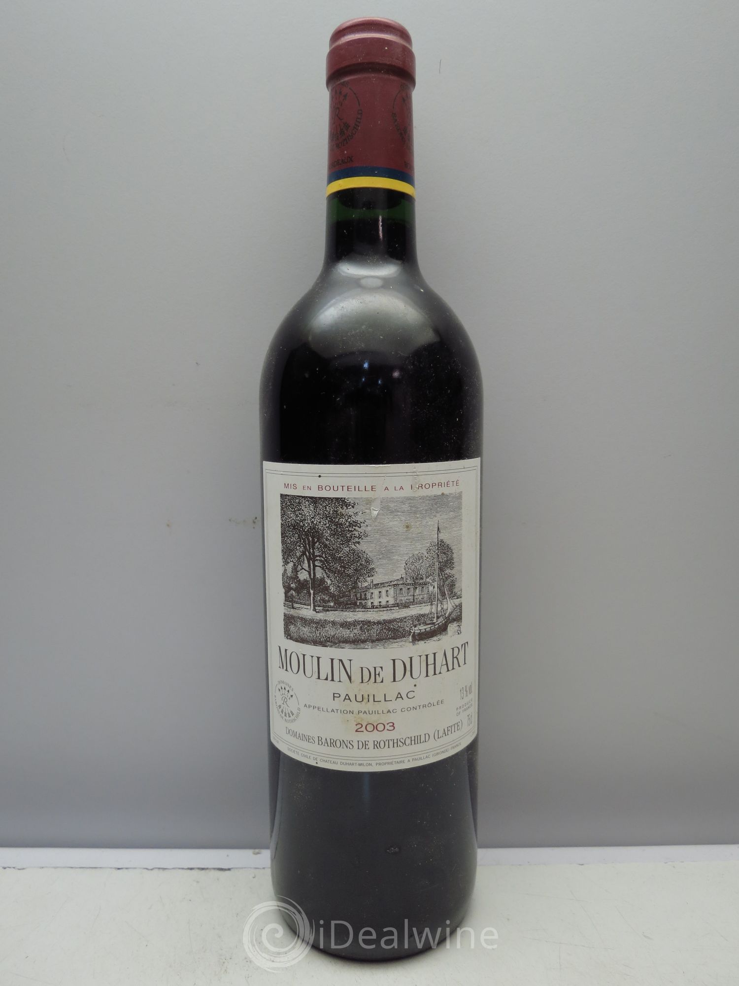 Pauillac Château Moulin de Duhart 2003 - Posten von 1 Flasche - 0