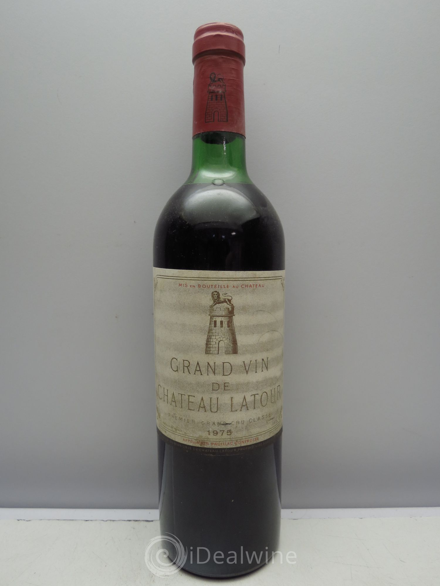 Château Latour 1er Grand Cru Classé 1975 - Lot de 1 bouteille - 0