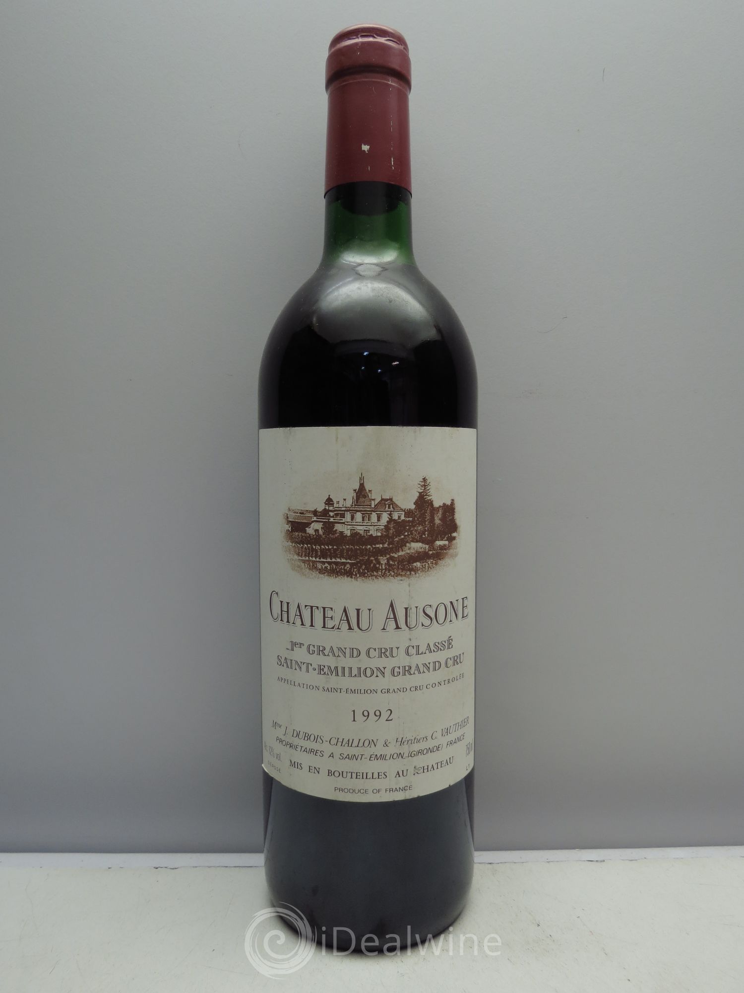 Château Ausone 1er Grand Cru Classé A 1992 - Lot de 1 bouteille - 0