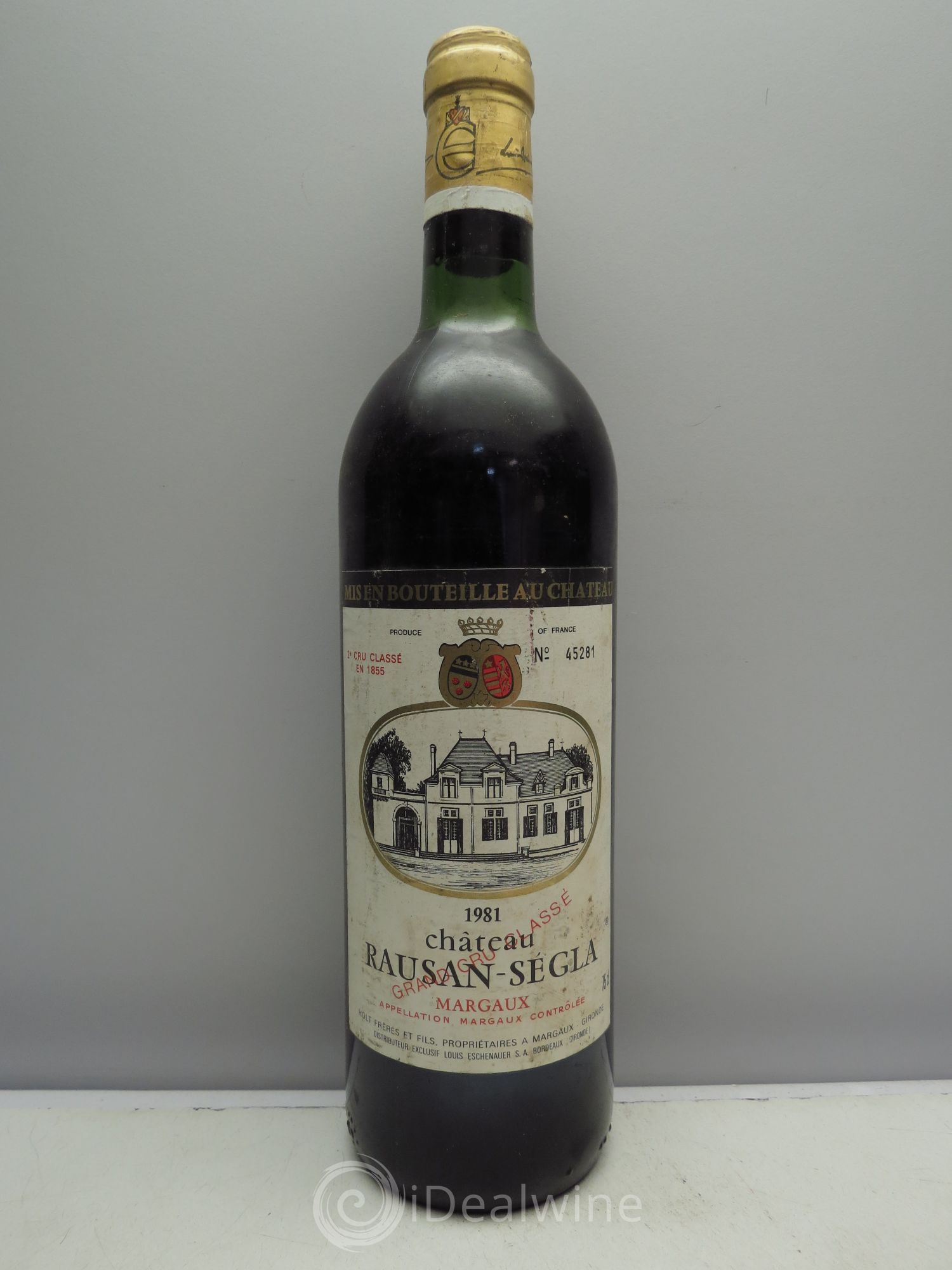 Château Rauzan Ségla Grand Cru Classé 1981 - Lot de 1 bouteille - 0