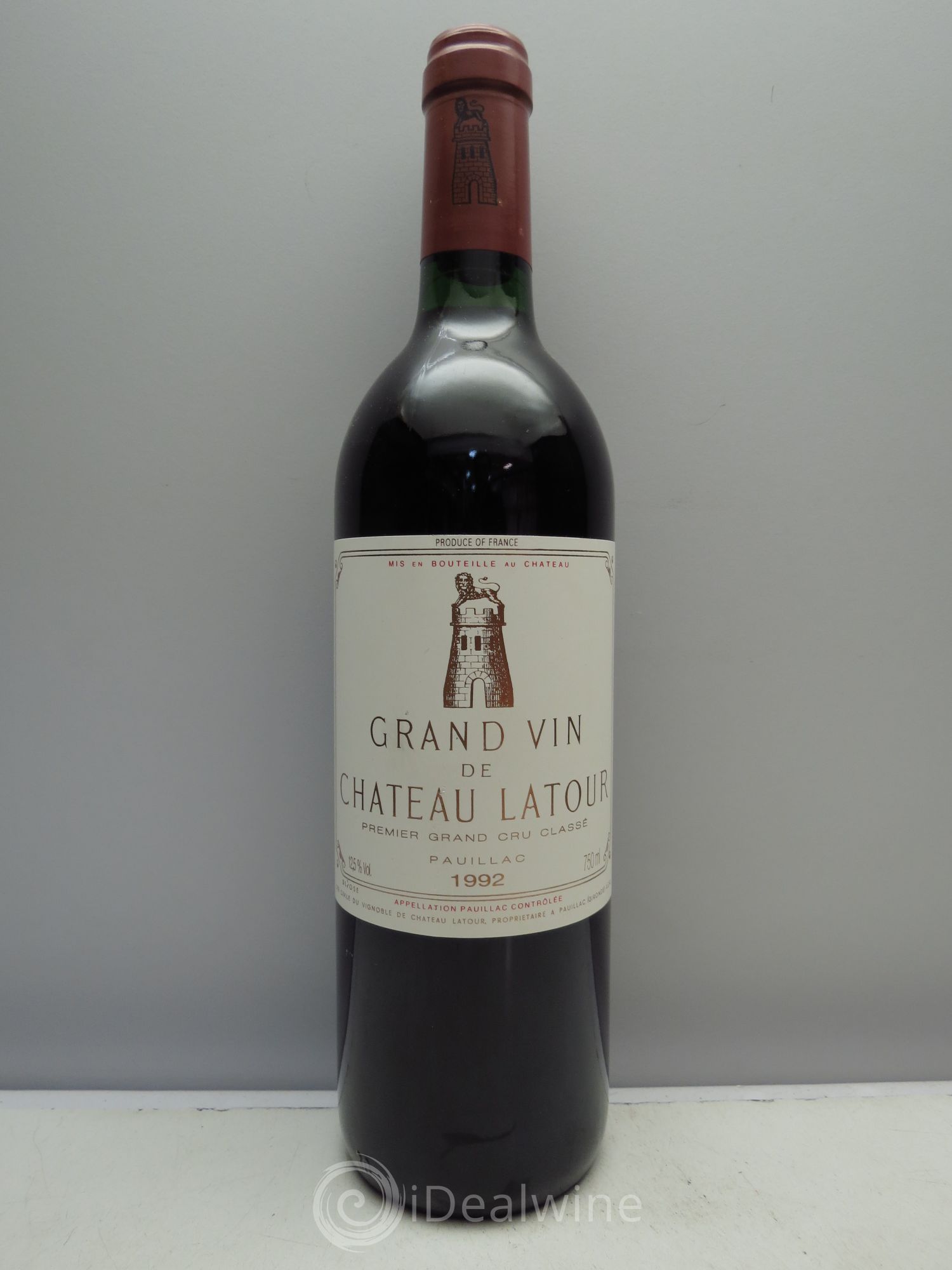 Château Latour 1er Grand Cru Classé 1992 - Lot de 1 bouteille - 0