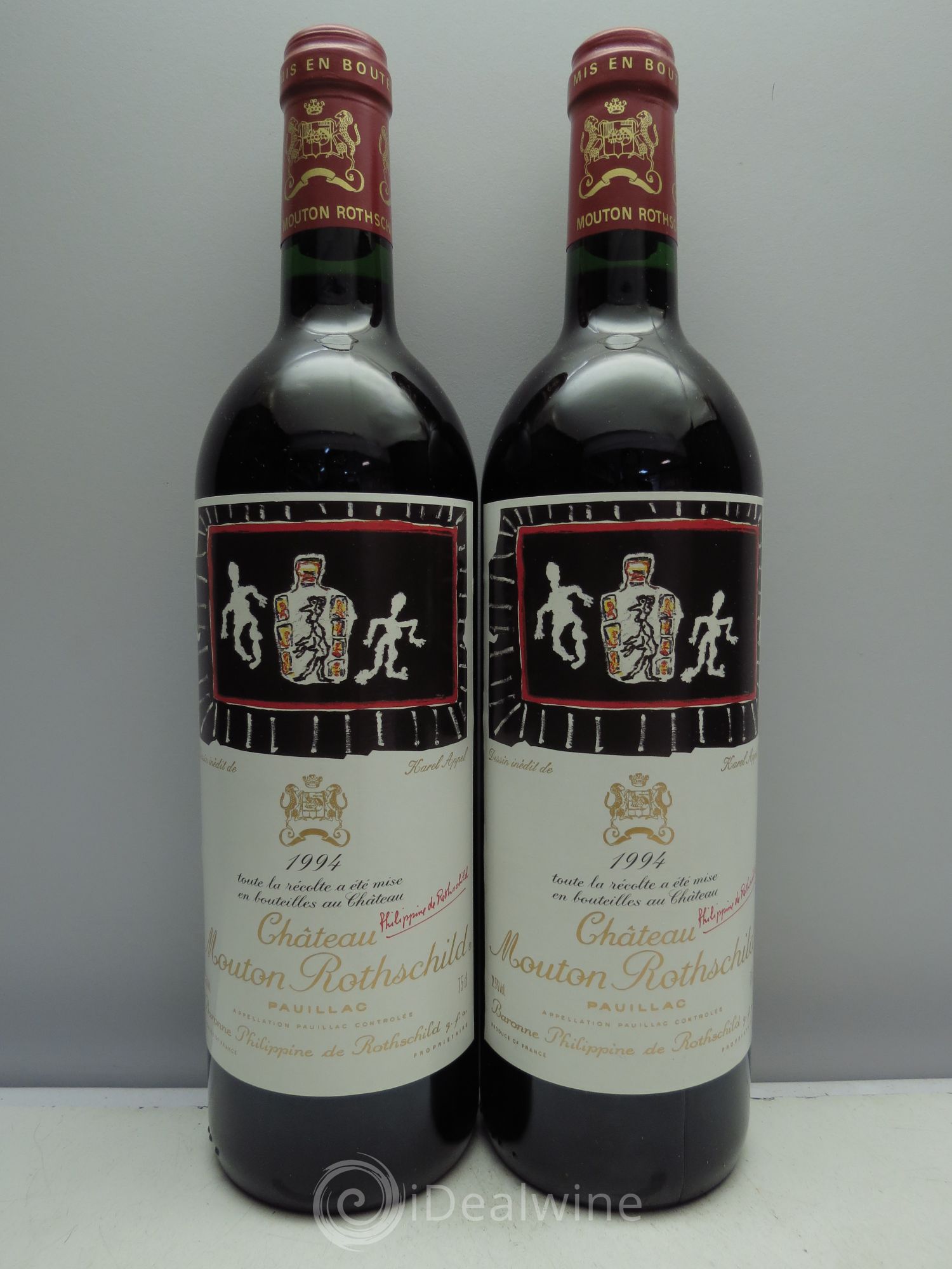 Château Mouton Rothschild 1er Grand Cru Classé 1994 - Lot de 2 bouteilles - 0