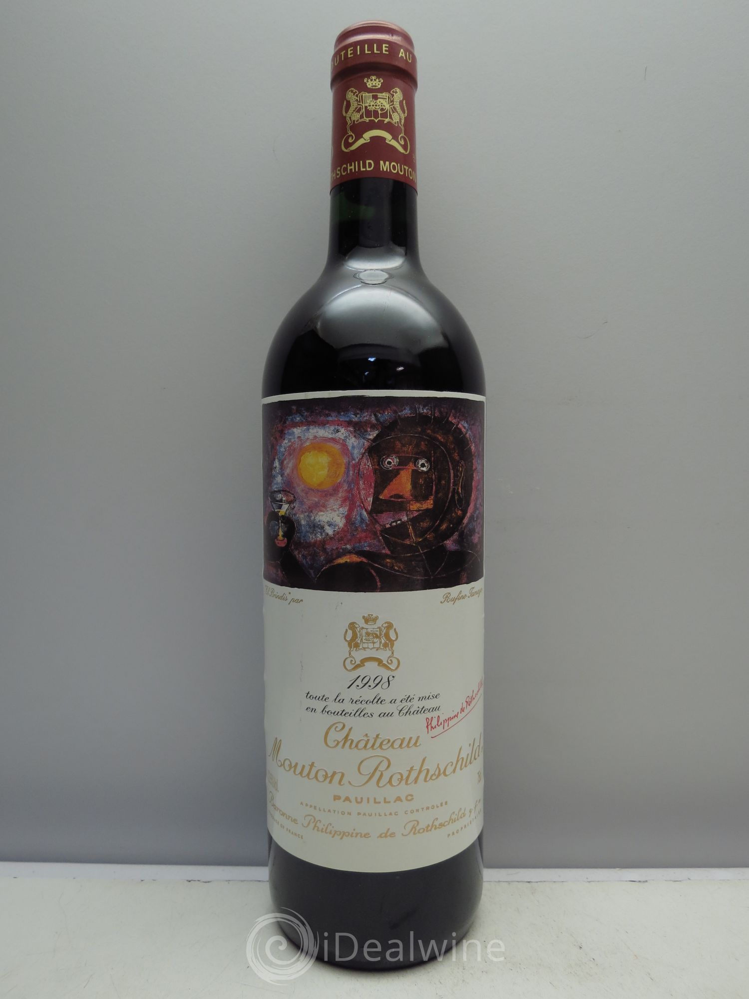 Château Mouton Rothschild 1er Grand Cru Classé 1998 - Lot de 1 bouteille - 0
