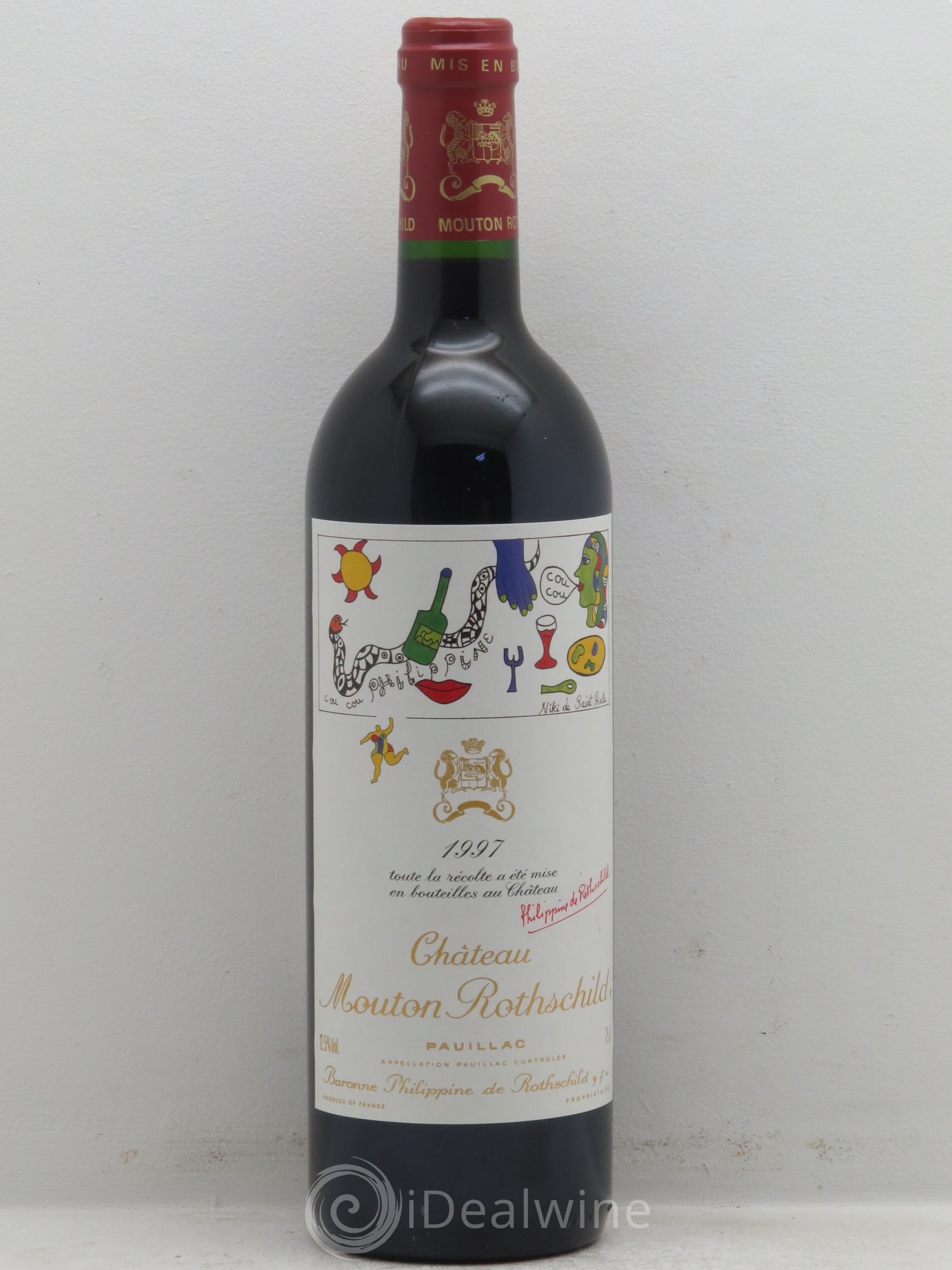 Château Mouton Rothschild 1er Grand Cru Classé 1997 - Lot de 1 bouteille - 0