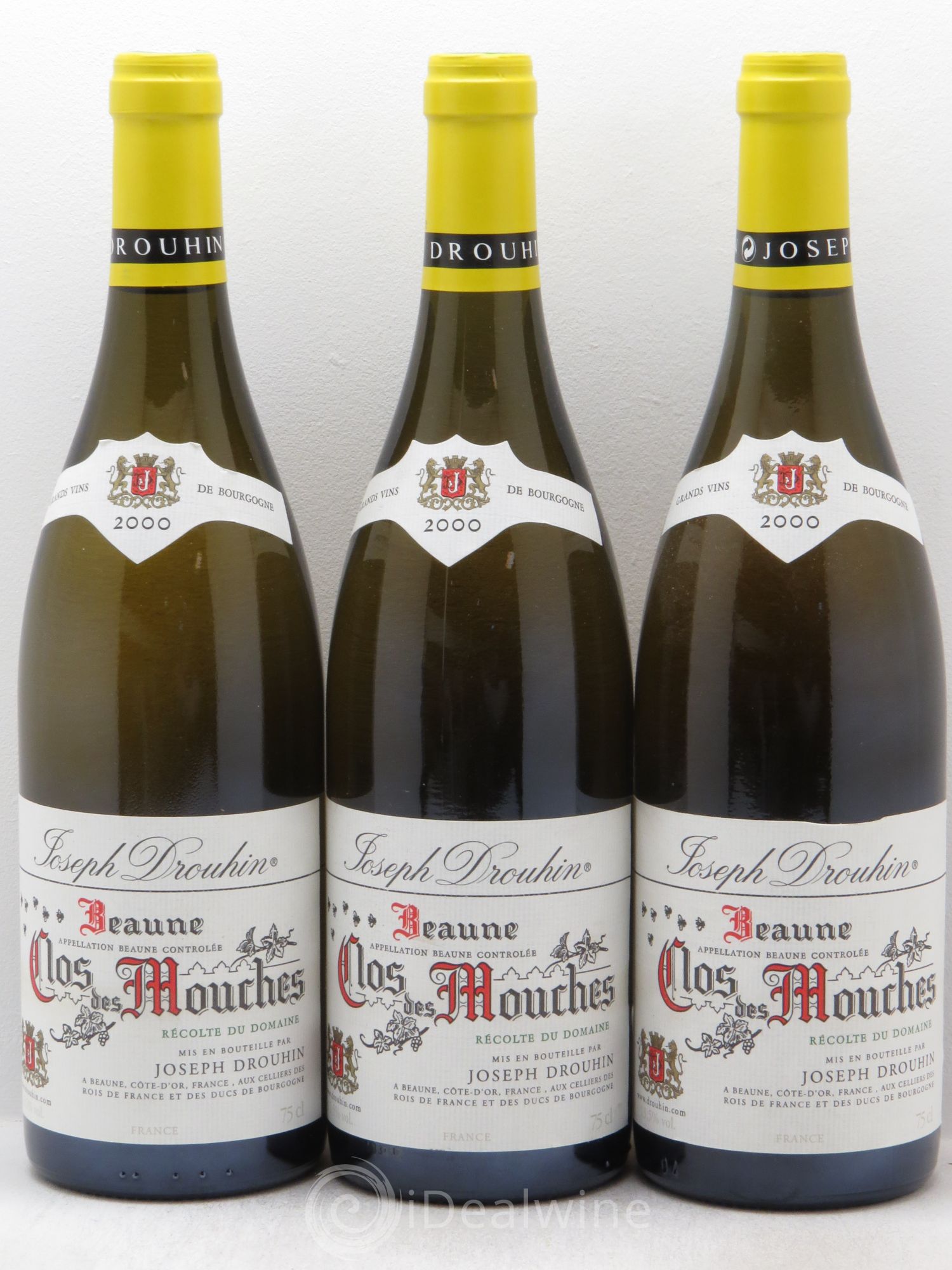 Beaune 1er Cru Clos des Mouches Joseph Drouhin 2000 - Lot de 3 bouteilles - 0