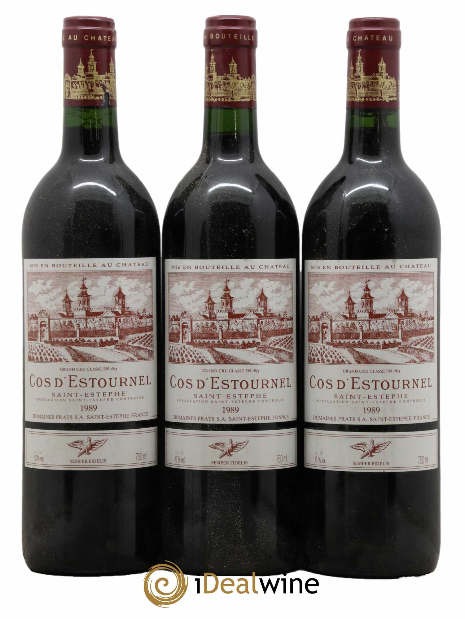 Cos d'Estournel 2ème Grand Cru Classé 1989 - Lot de 3 bouteilles - 0