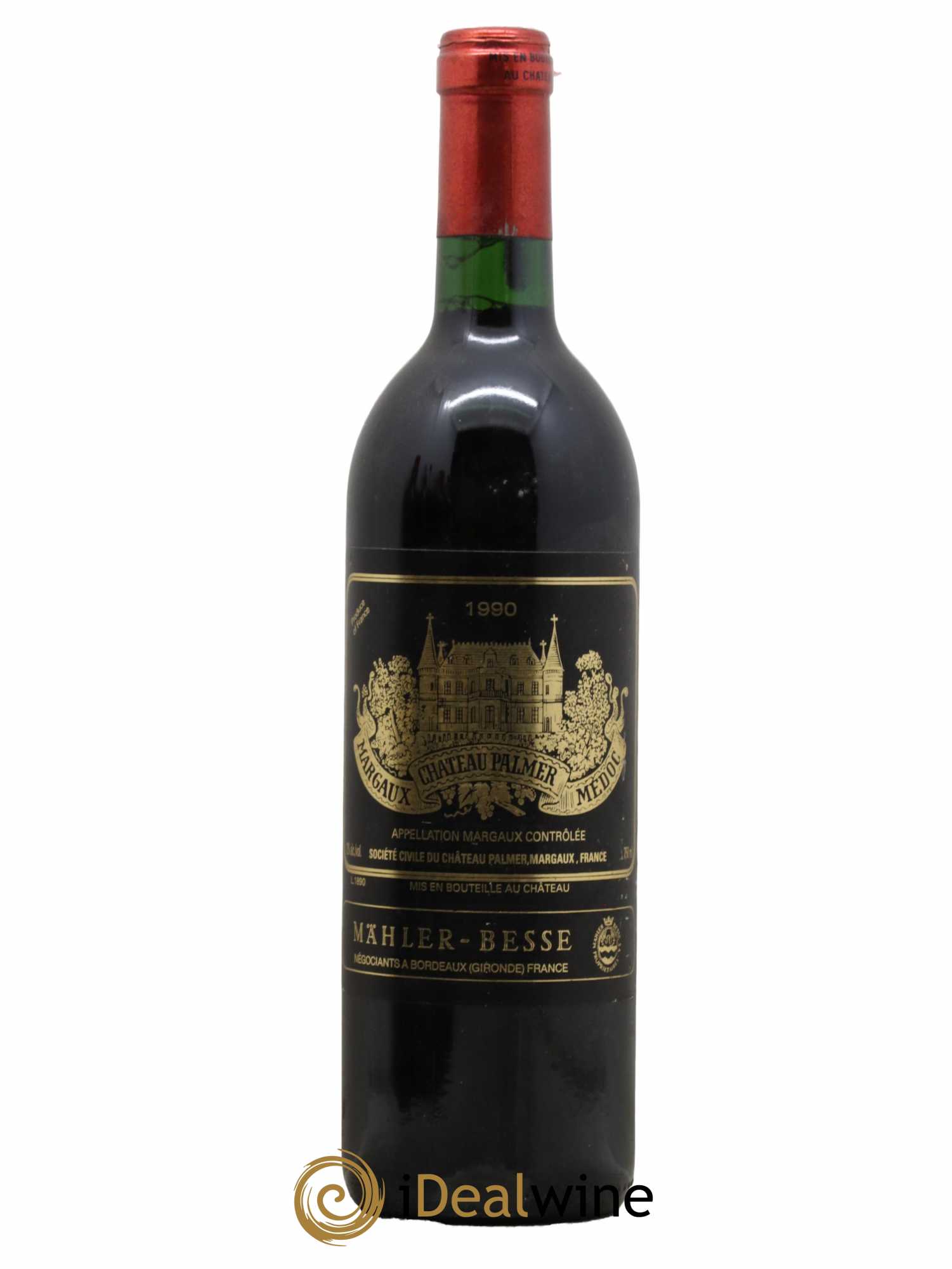 Château Palmer 3ème Grand Cru Classé 1990 - Lot de 1 bouteille - 0