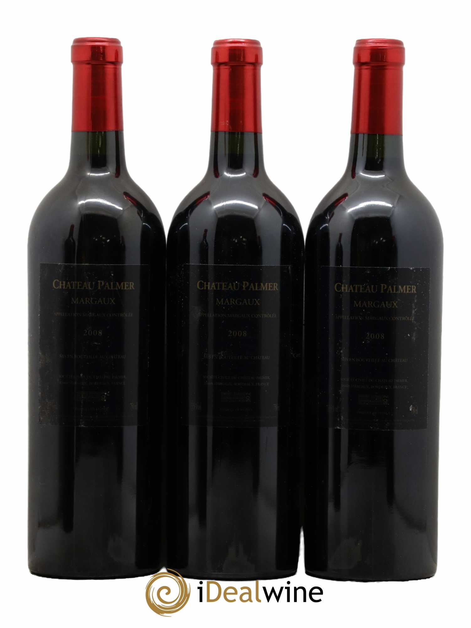 Château Palmer 3ème Grand Cru Classé 2008 - Lot de 3 bouteilles - 1