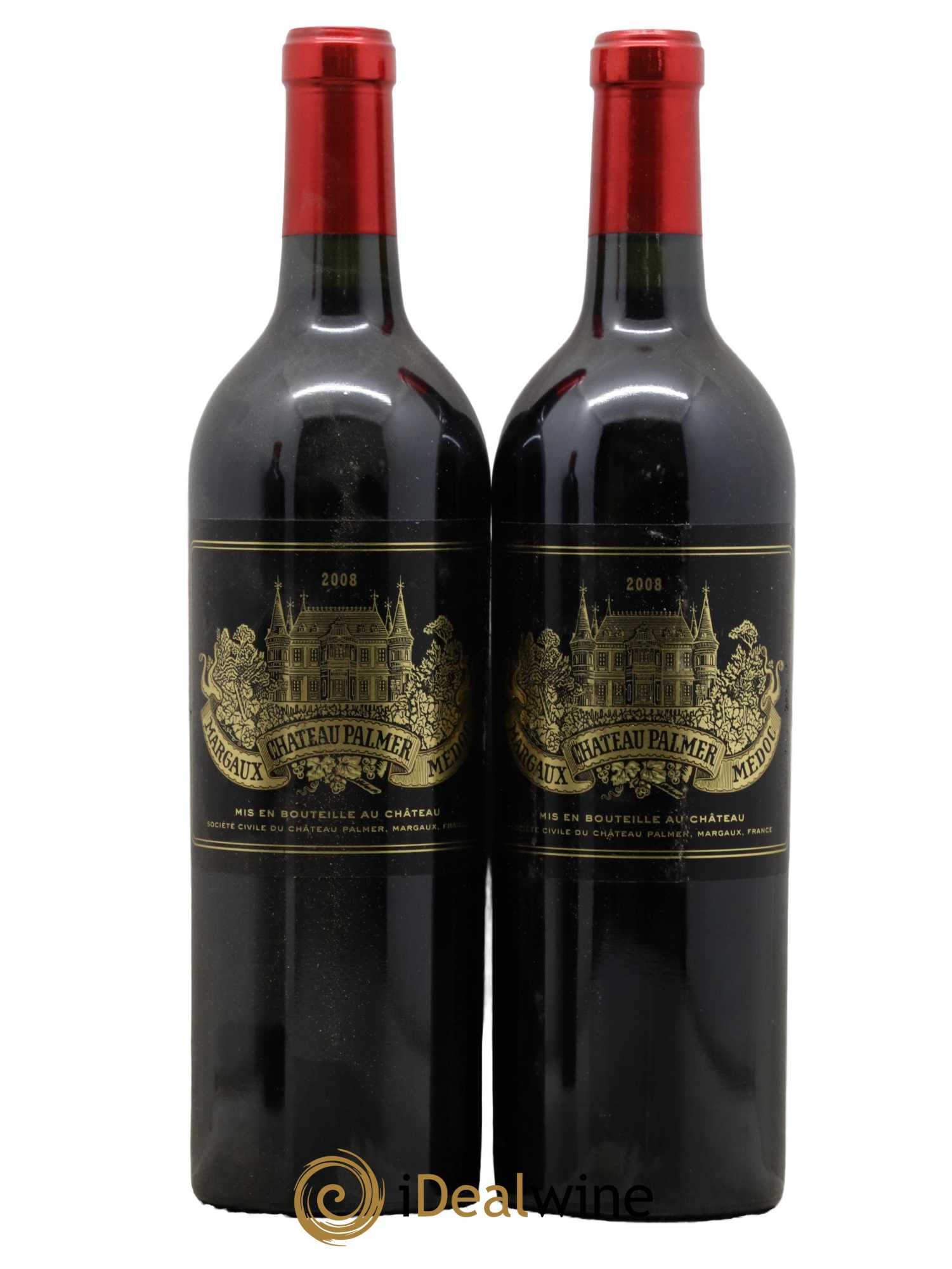 Château Palmer 3ème Grand Cru Classé 2008 - Lot de 2 bouteilles - 0