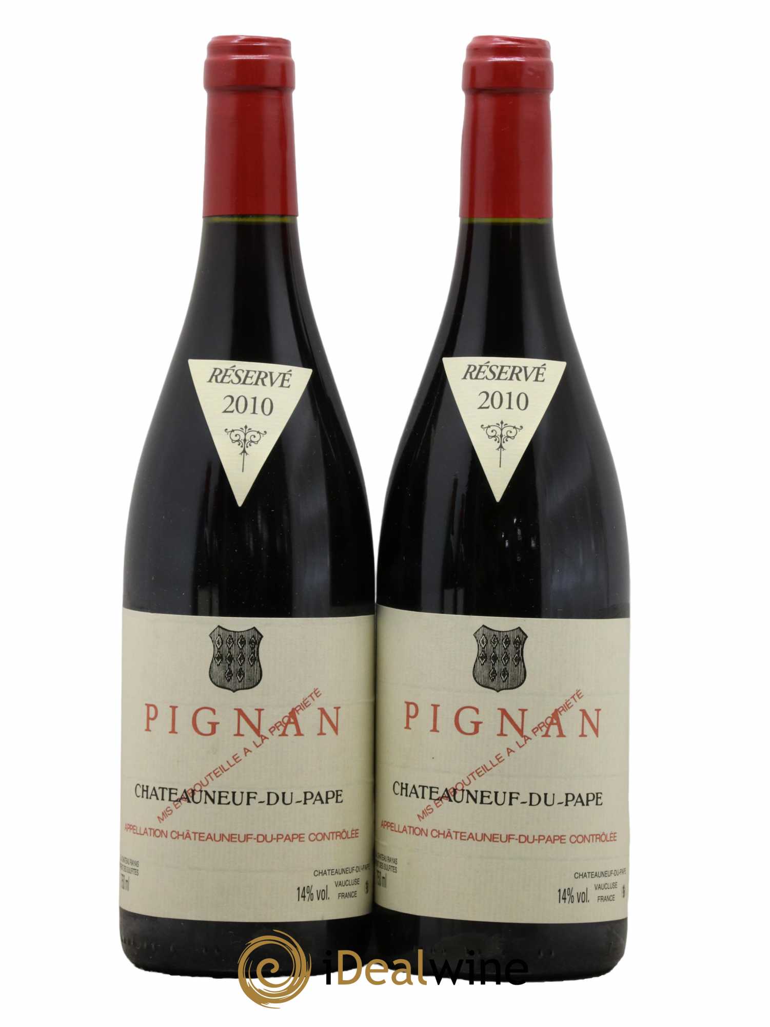 Châteauneuf-du-Pape Pignan Emmanuel Reynaud 2010 - Lot de 2 bouteilles - 0