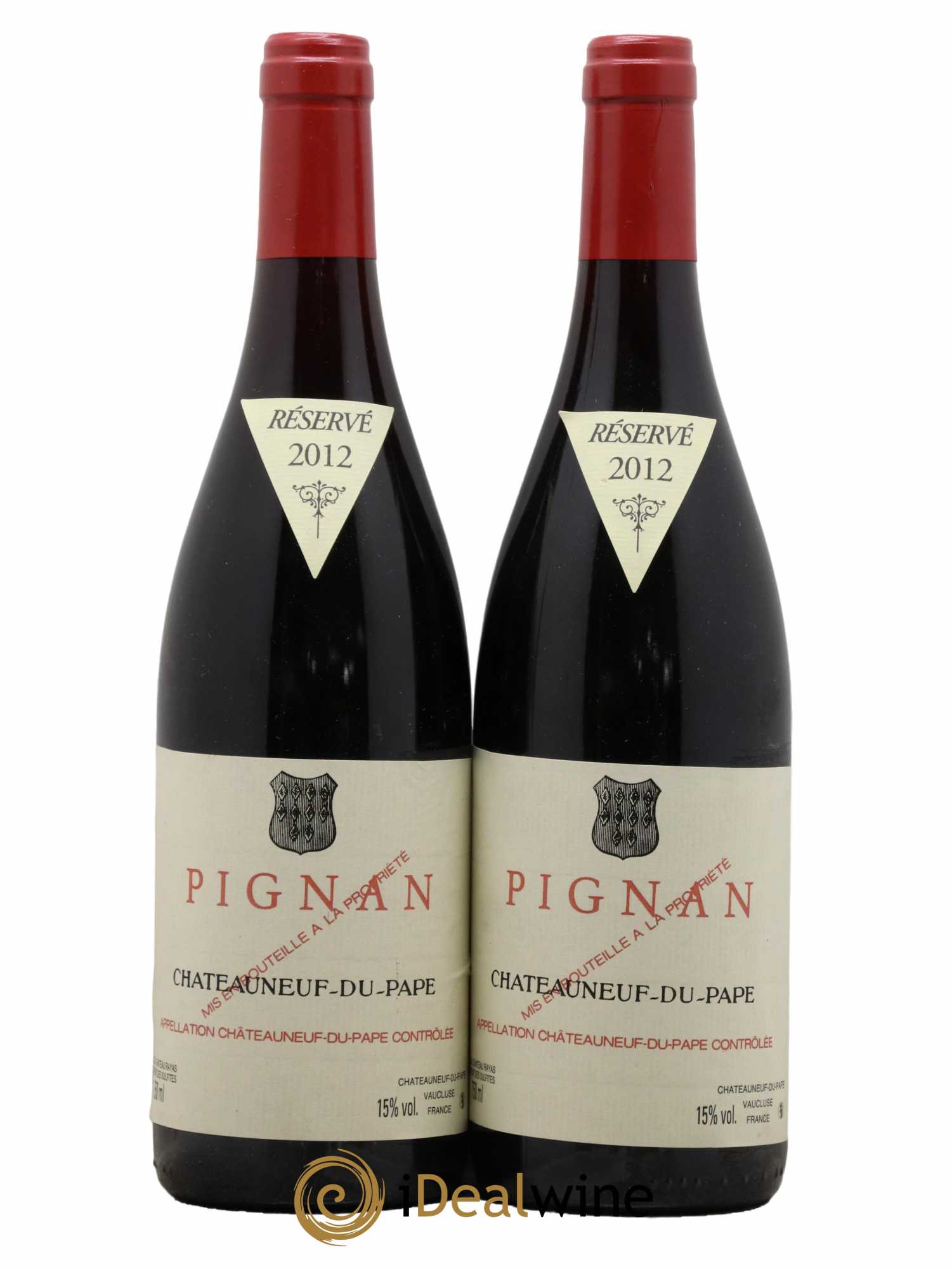 Châteauneuf-du-Pape Pignan Emmanuel Reynaud 2012 - Lot de 2 bouteilles - 0
