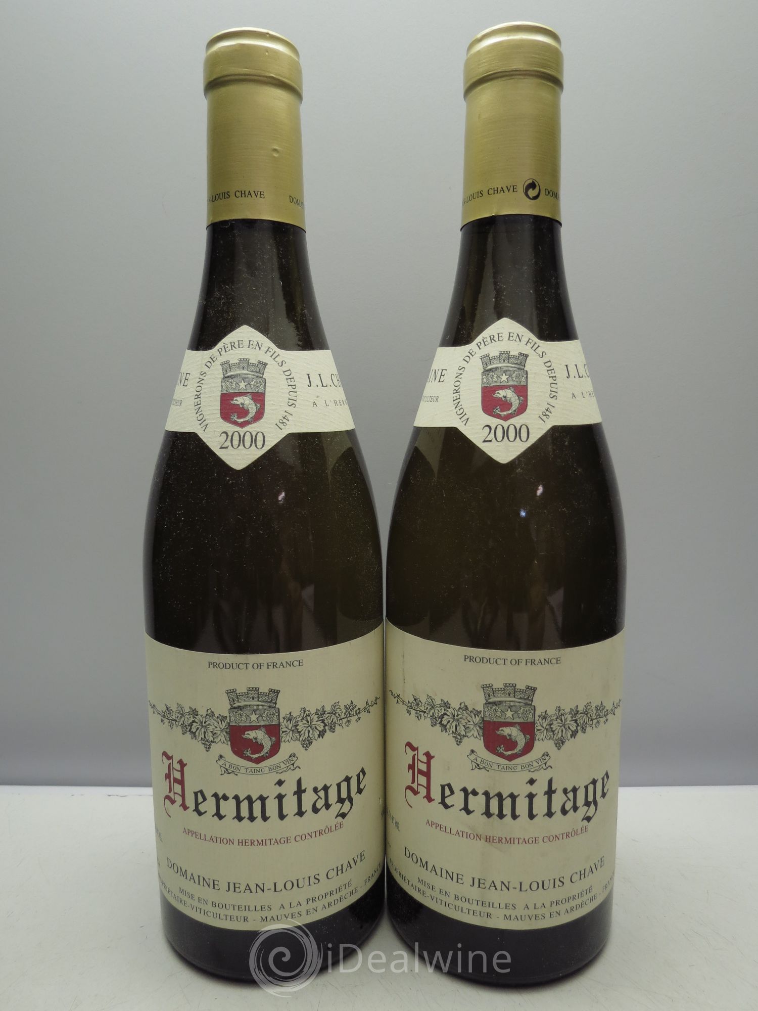Hermitage Jean-Louis Chave 2000 - Lot de 2 bouteilles - 0