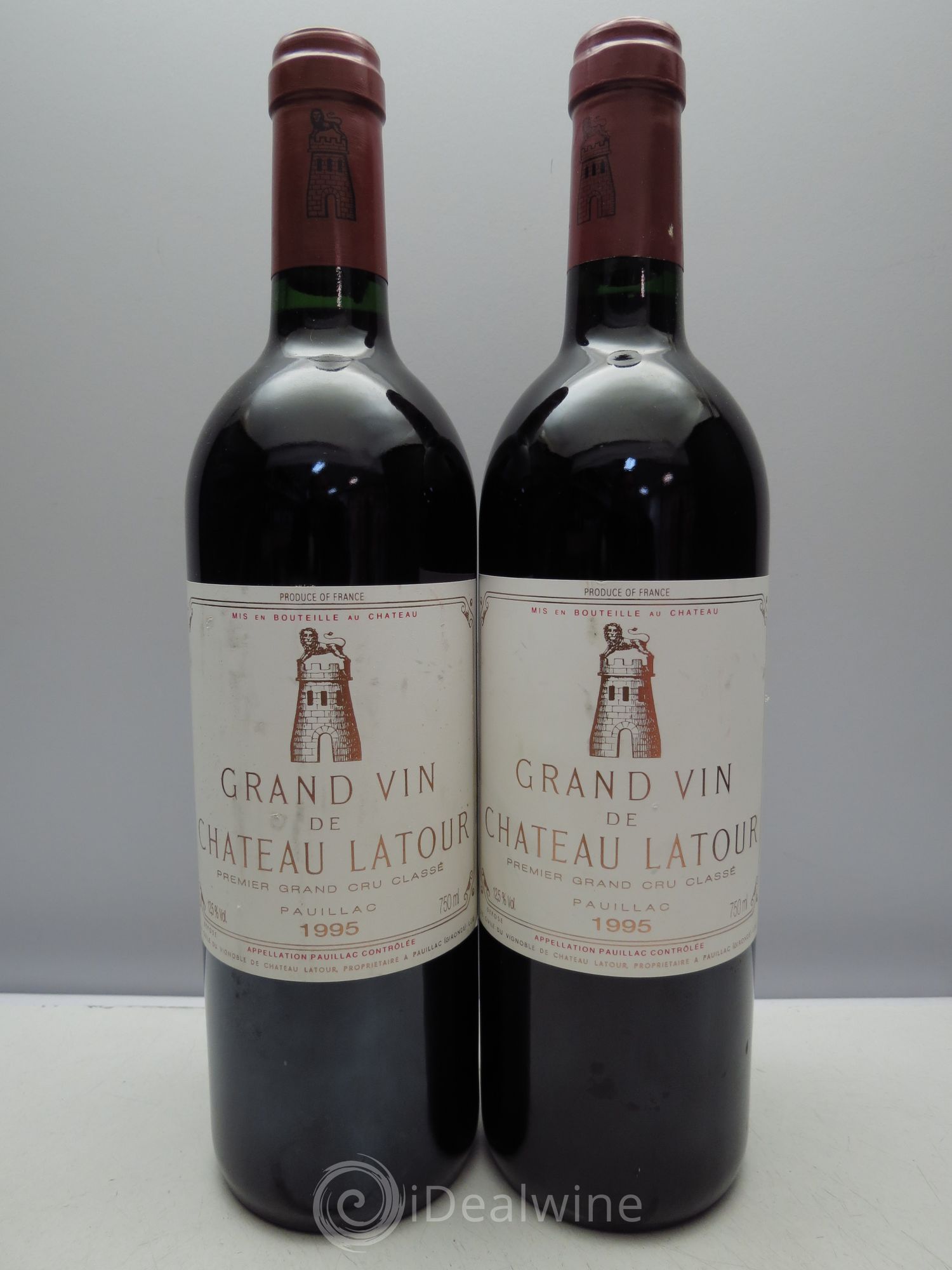 Château Latour 1er Grand Cru Classé 1995 - Lot de 2 bouteilles - 0