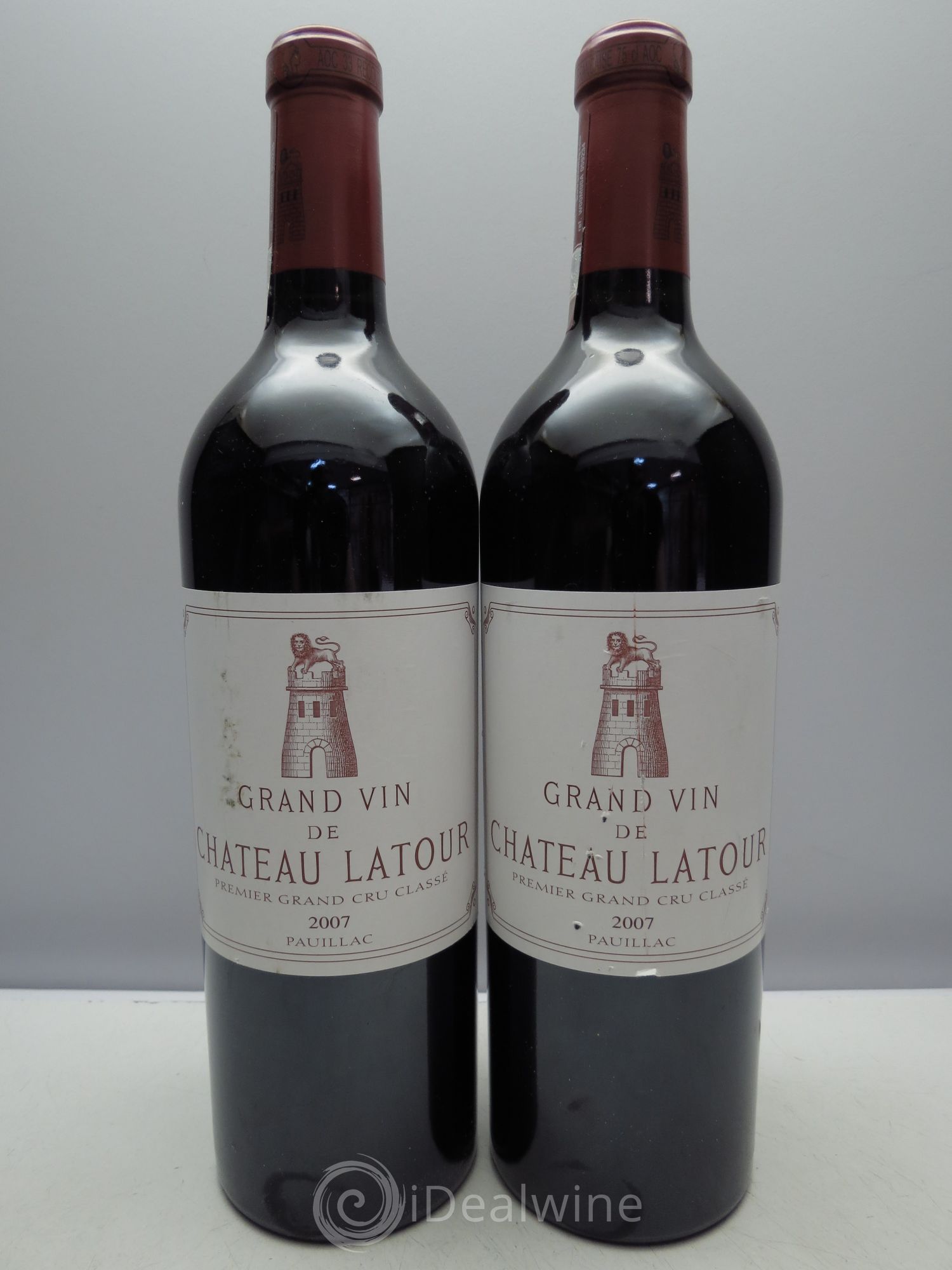 Château Latour 1er Grand Cru Classé 2007 - Lot de 2 bouteilles - 0