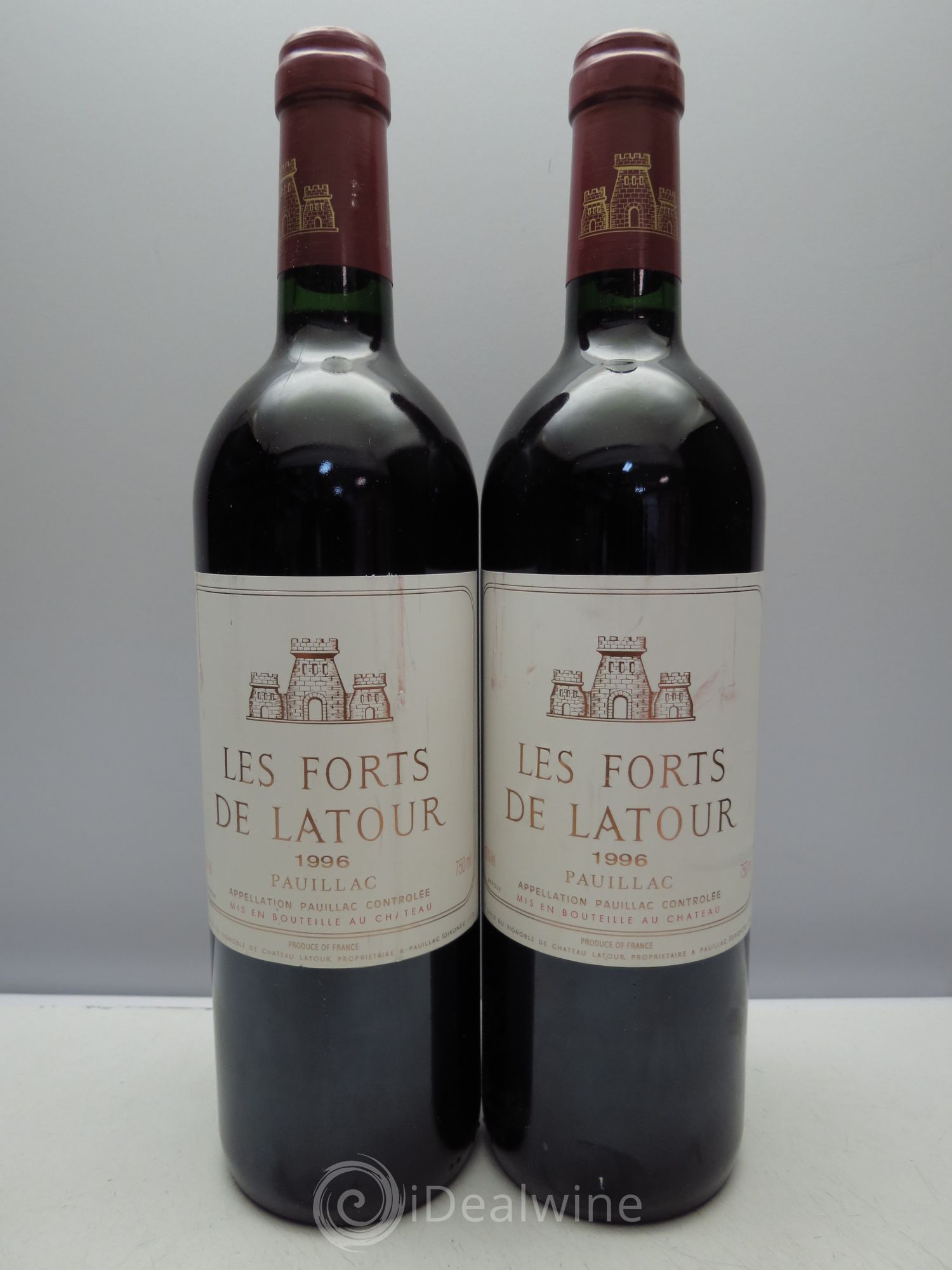 Les Forts de Latour Second Vin 1996 - Lot de 2 bouteilles - 0