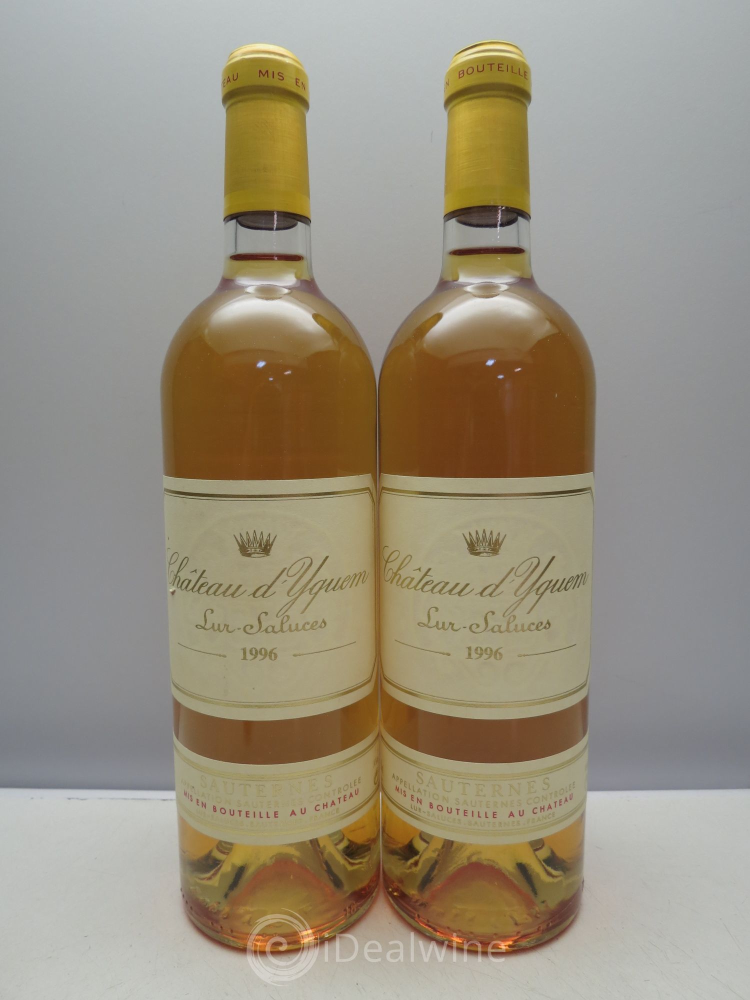 Château d' Yquem 1er Cru Classé Supérieur 1996 - Lotto di 2 bottiglie - 0
