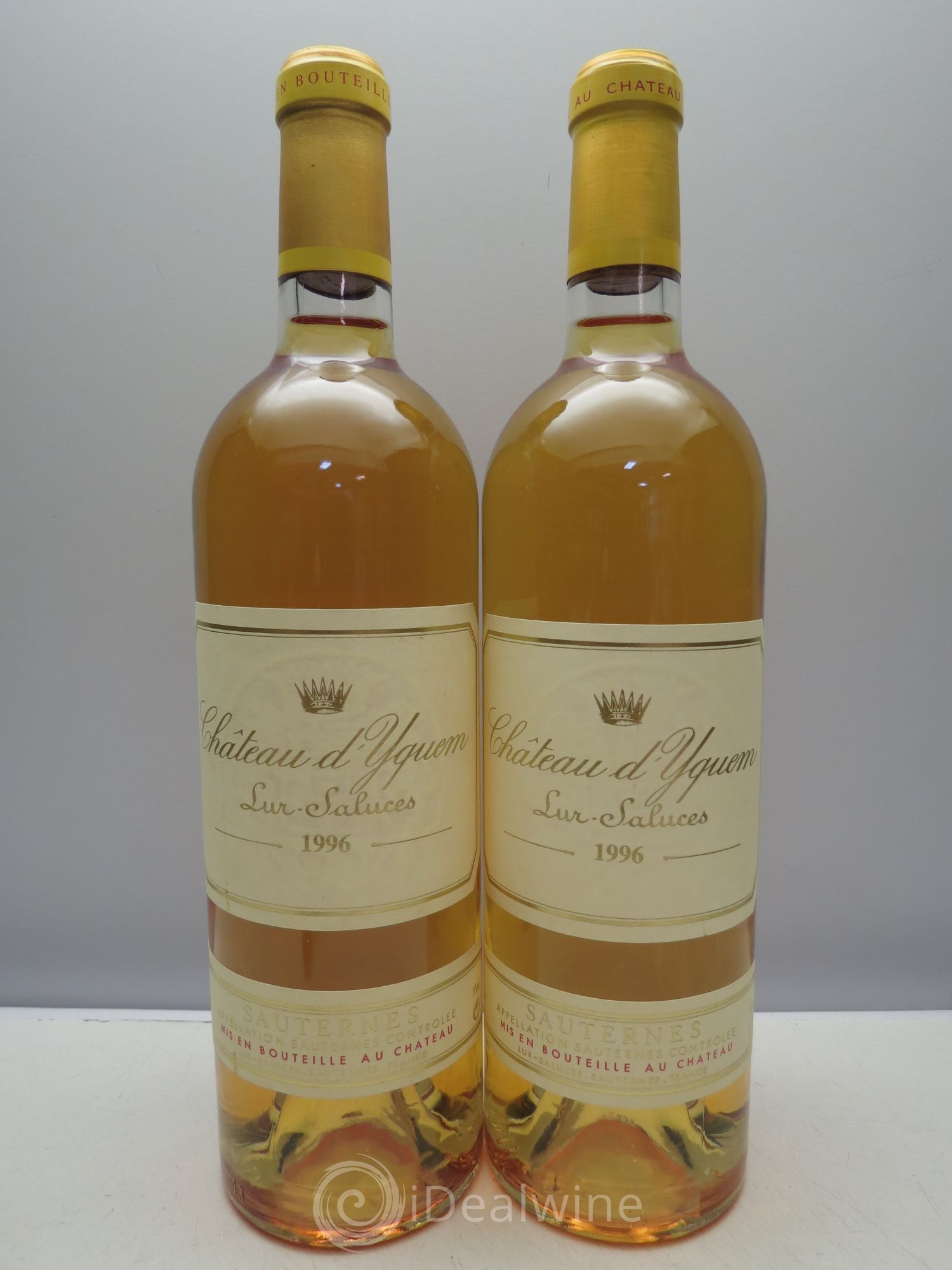 Château d' Yquem 1er Cru Classé Supérieur 1996 - Lotto di 2 bottiglie - 0