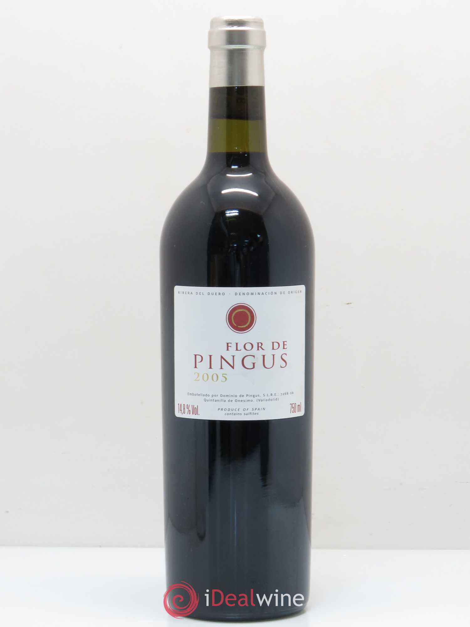 Ribera Del Duero Flor de Pingus Dominio de Pingus - Peter Sisseck 2005 - Lot de 1 bouteille - 0