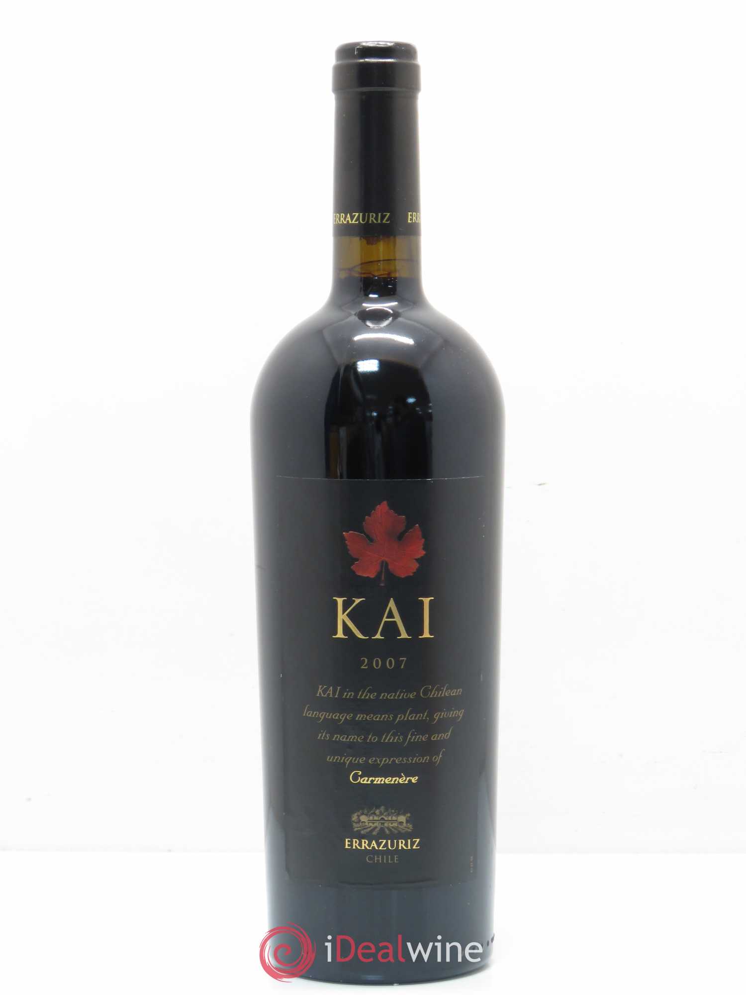 Vins Etrangers Kai Errazuriz 2007 - Posten von 1 Flasche - 0
