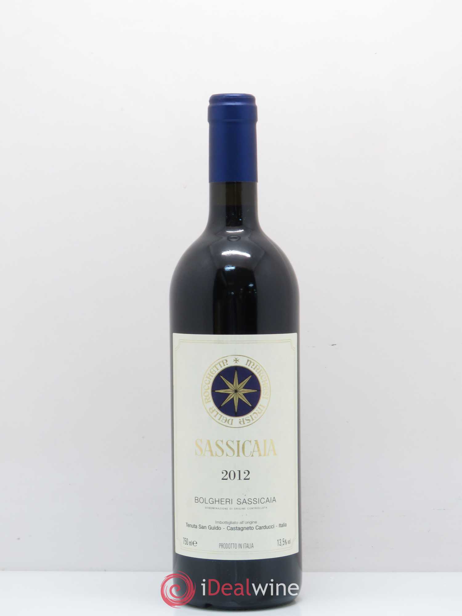 Bolgheri DOC Sassicaia Tenuta San Guido 2012 - Lot de 1 bouteille - 0