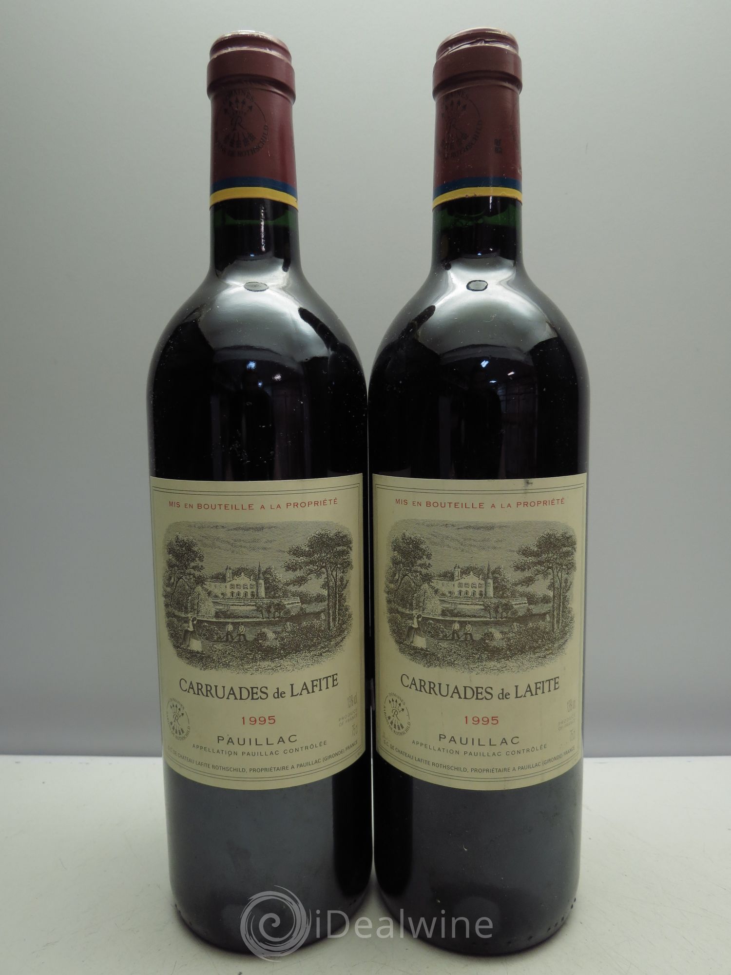 Carruades de Lafite Rothschild Second Vin 1995 - Lot de 2 bouteilles - 0