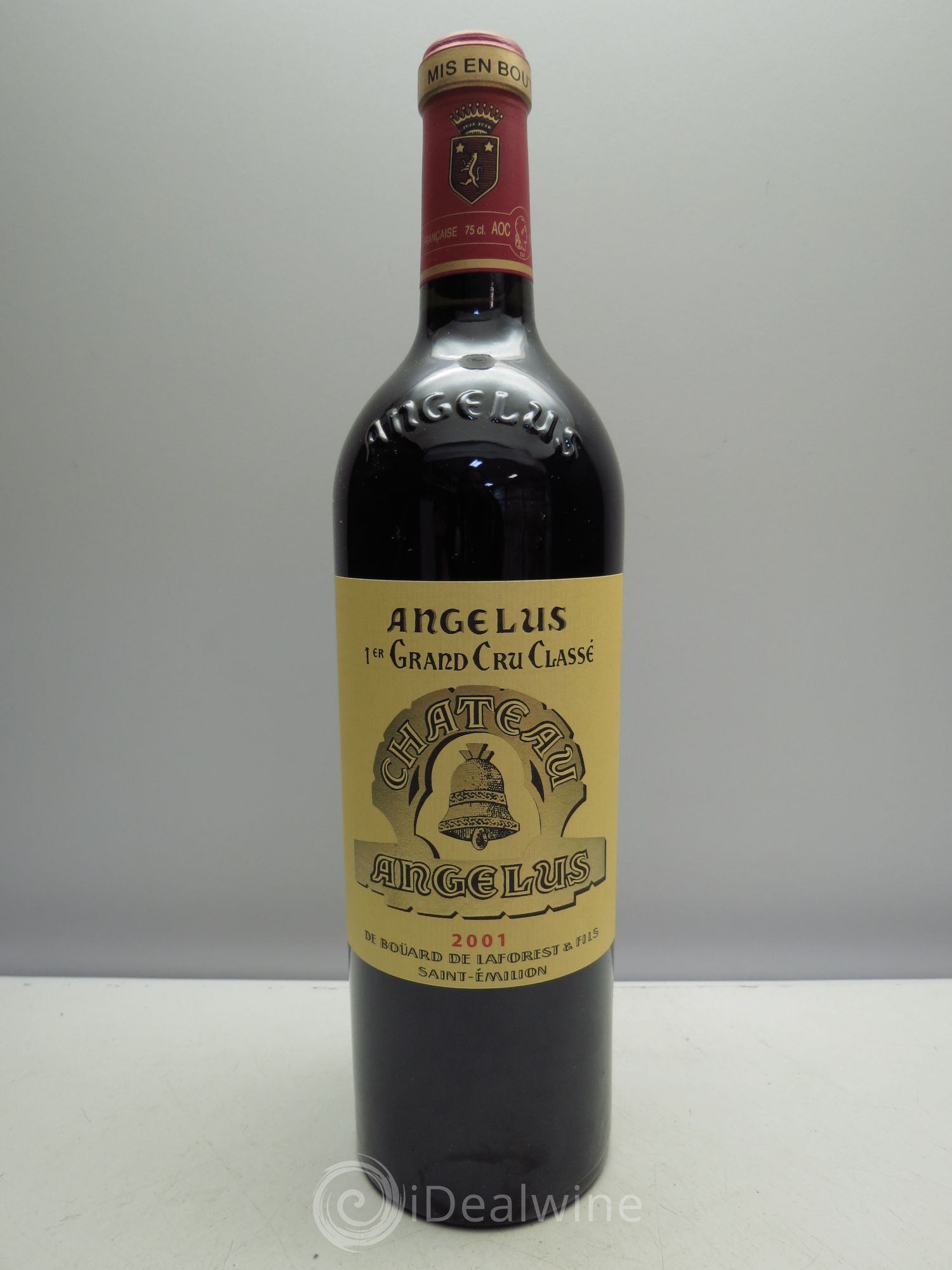 Château Angélus 1er Grand Cru Classé A 2001 - Lot de 1 bouteille - 0
