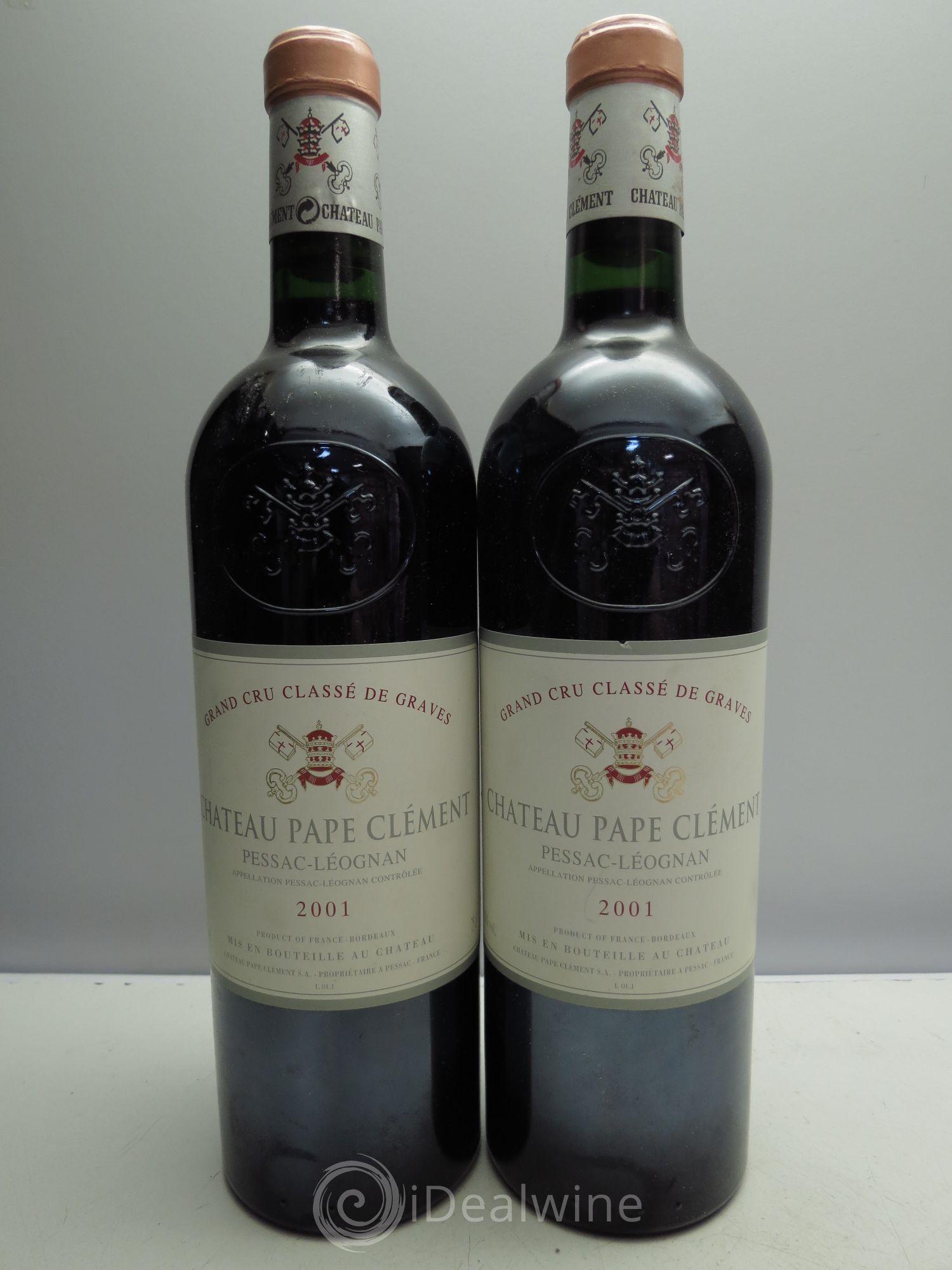 Château Pape Clément Cru Classé de Graves 2001 - Lot de 2 bouteilles - 0