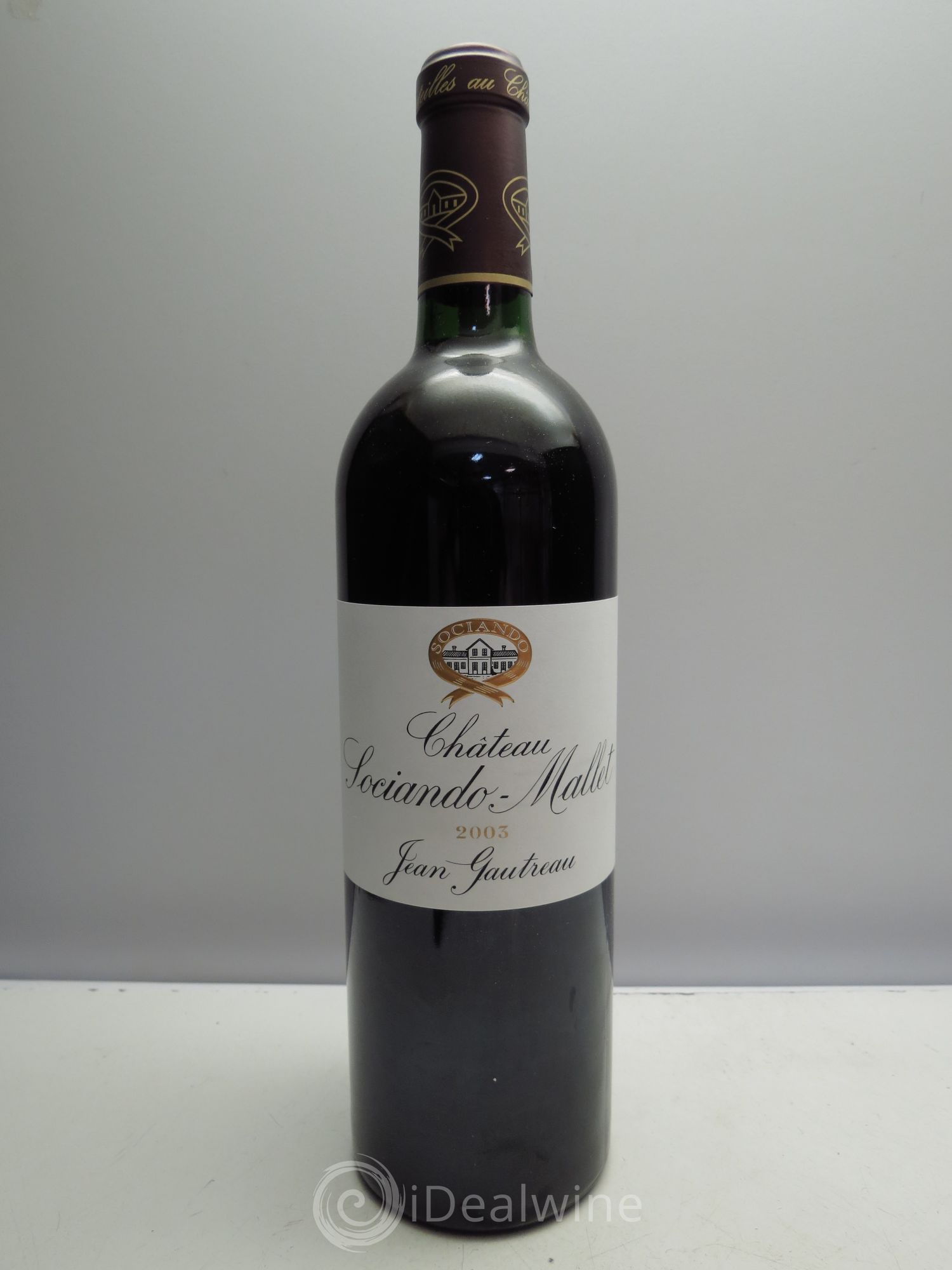 Château Sociando Mallet 2003 - Lot de 6 bouteilles - 0