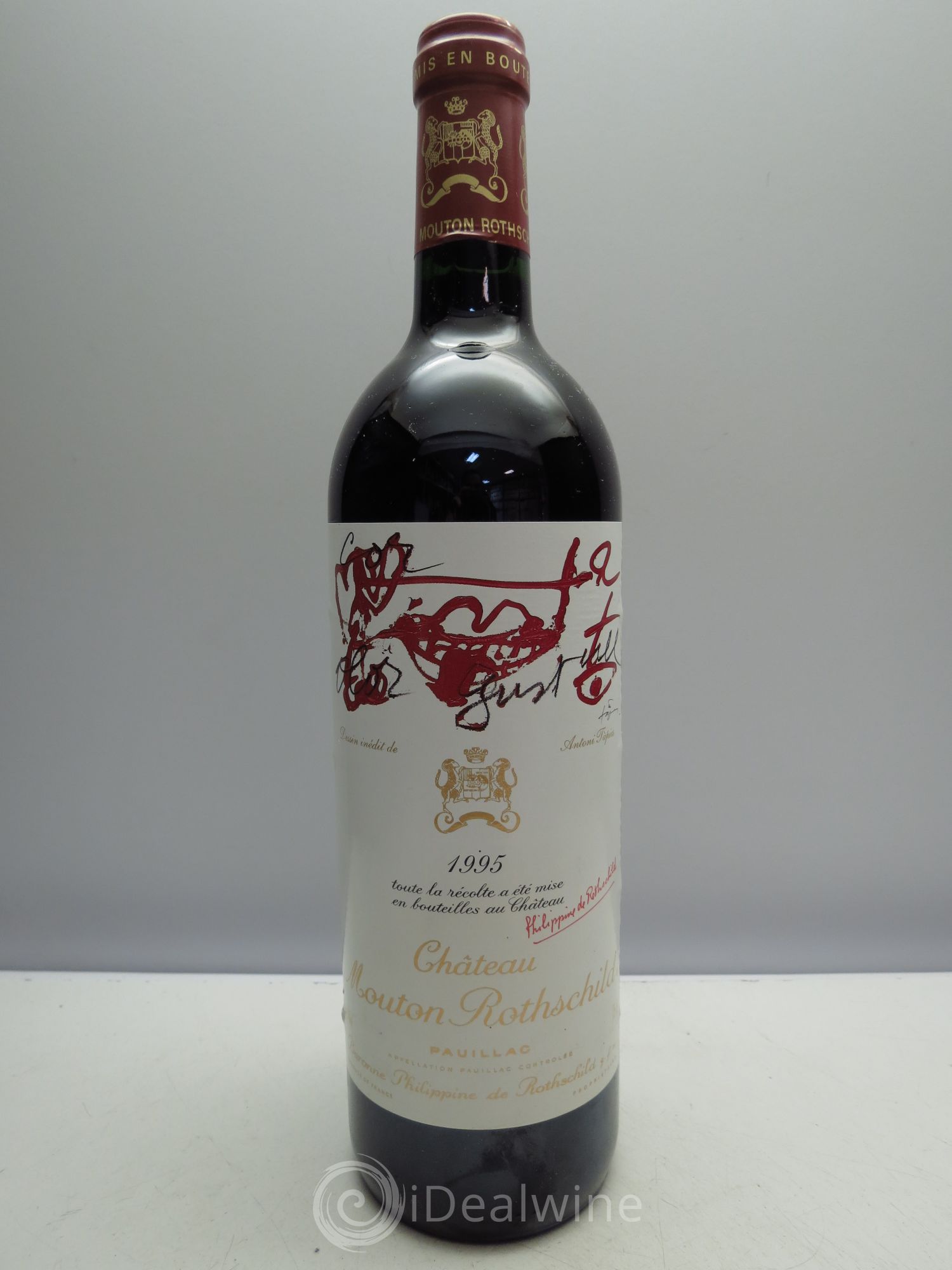 Château Mouton Rothschild 1er Grand Cru Classé 1995 - Lot de 1 bouteille - 0