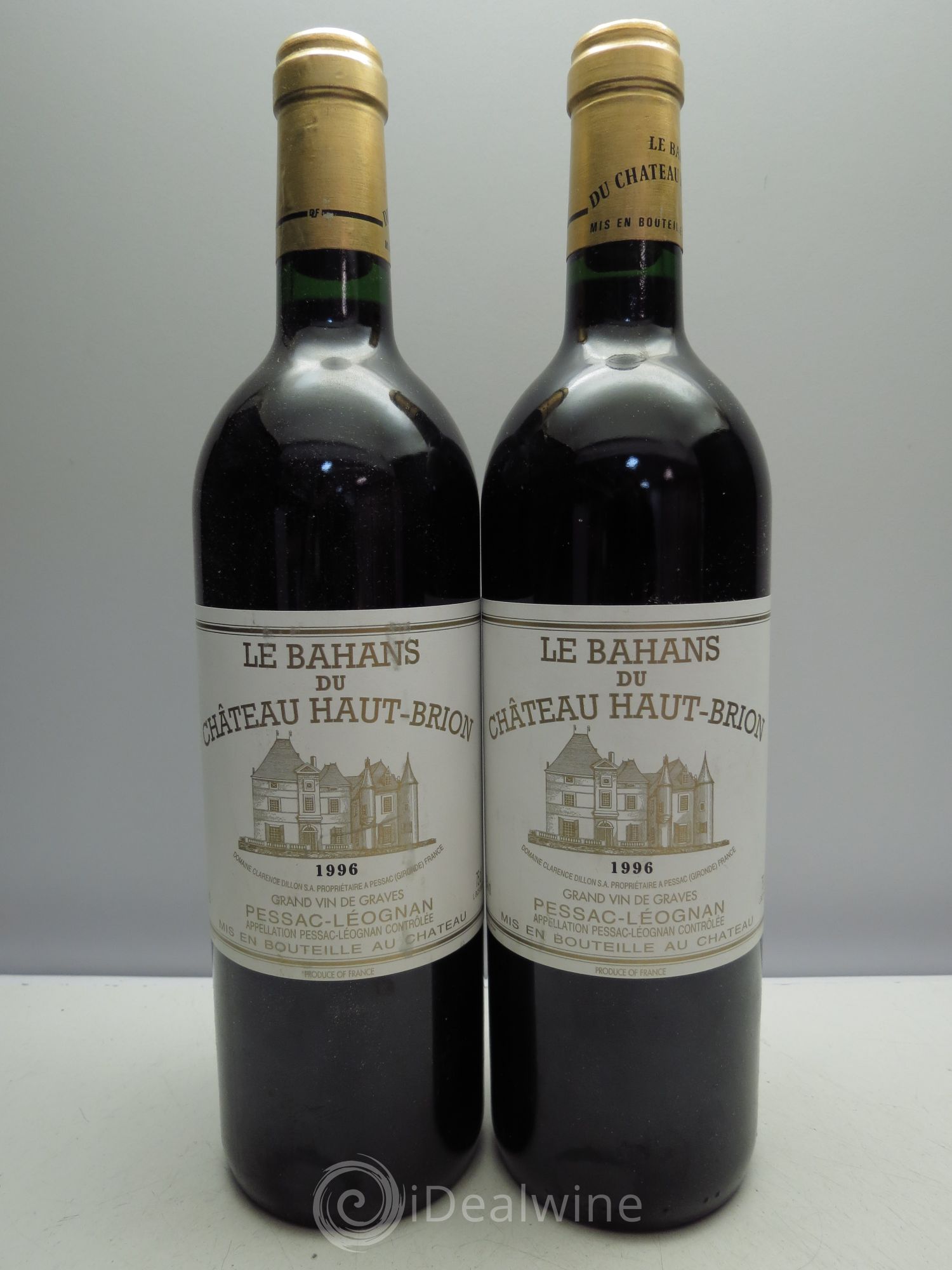Clarence (Bahans) de Haut-Brion Second Vin 1996 - Lot de 2 bouteilles - 0